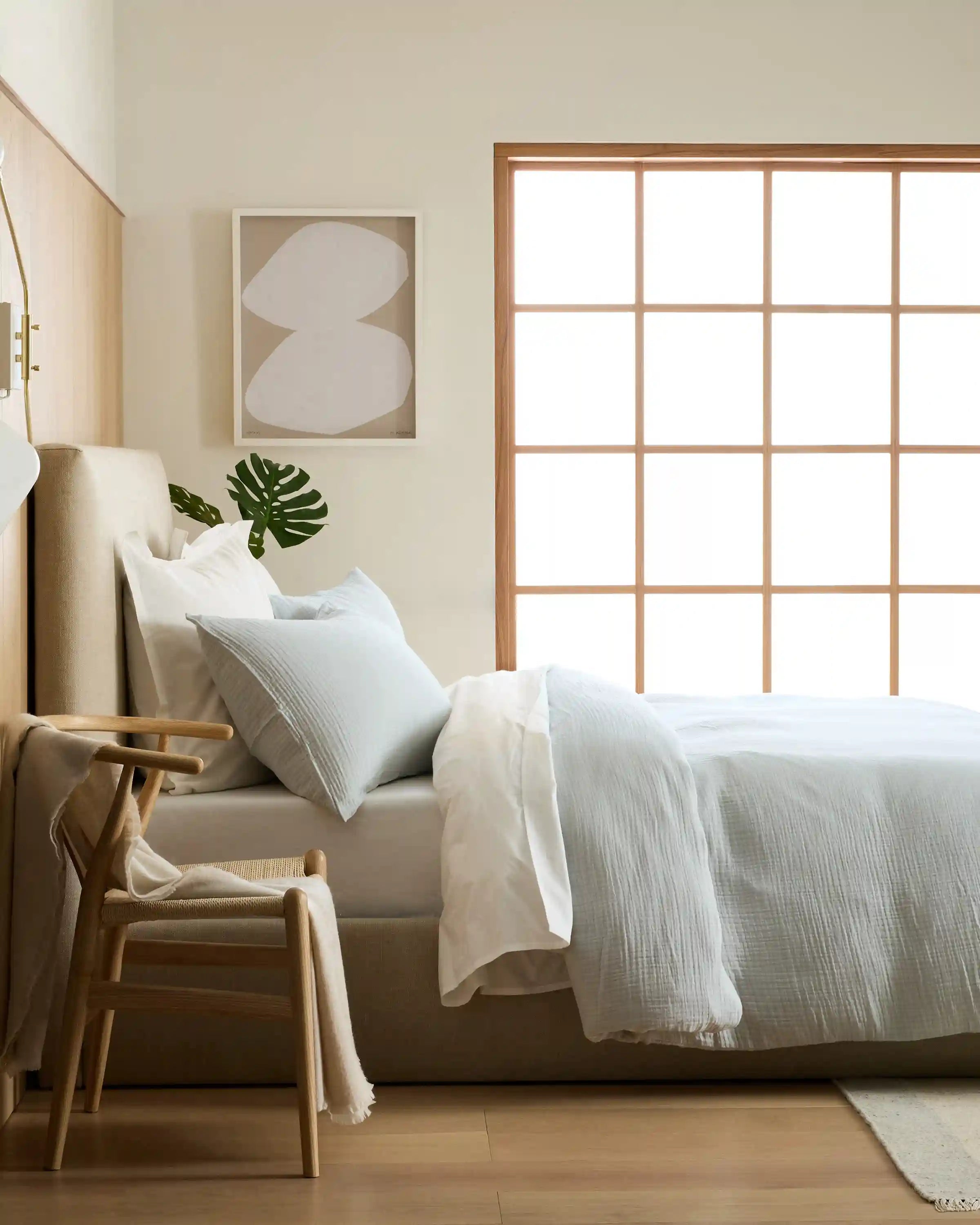 Organic Cotton Gauze Duvet Cover Set