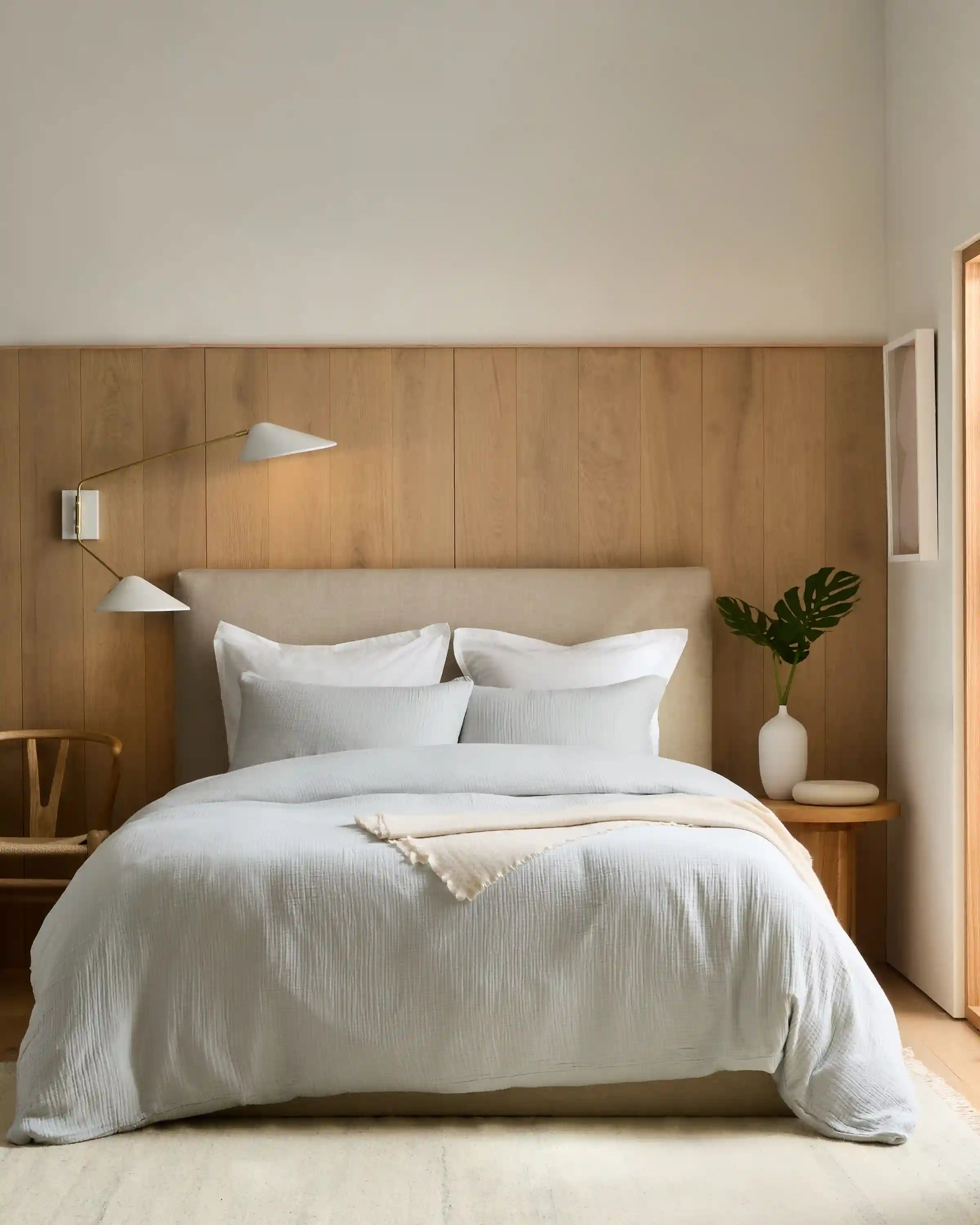 Organic Cotton Gauze Sham Set