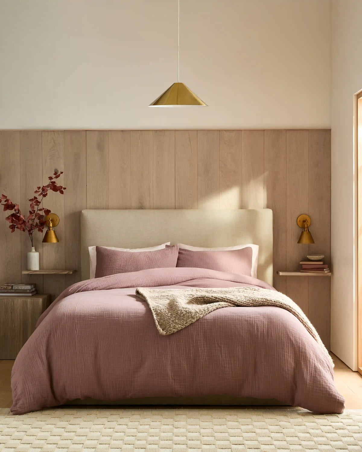 Organic Cotton Gauze Sham Set