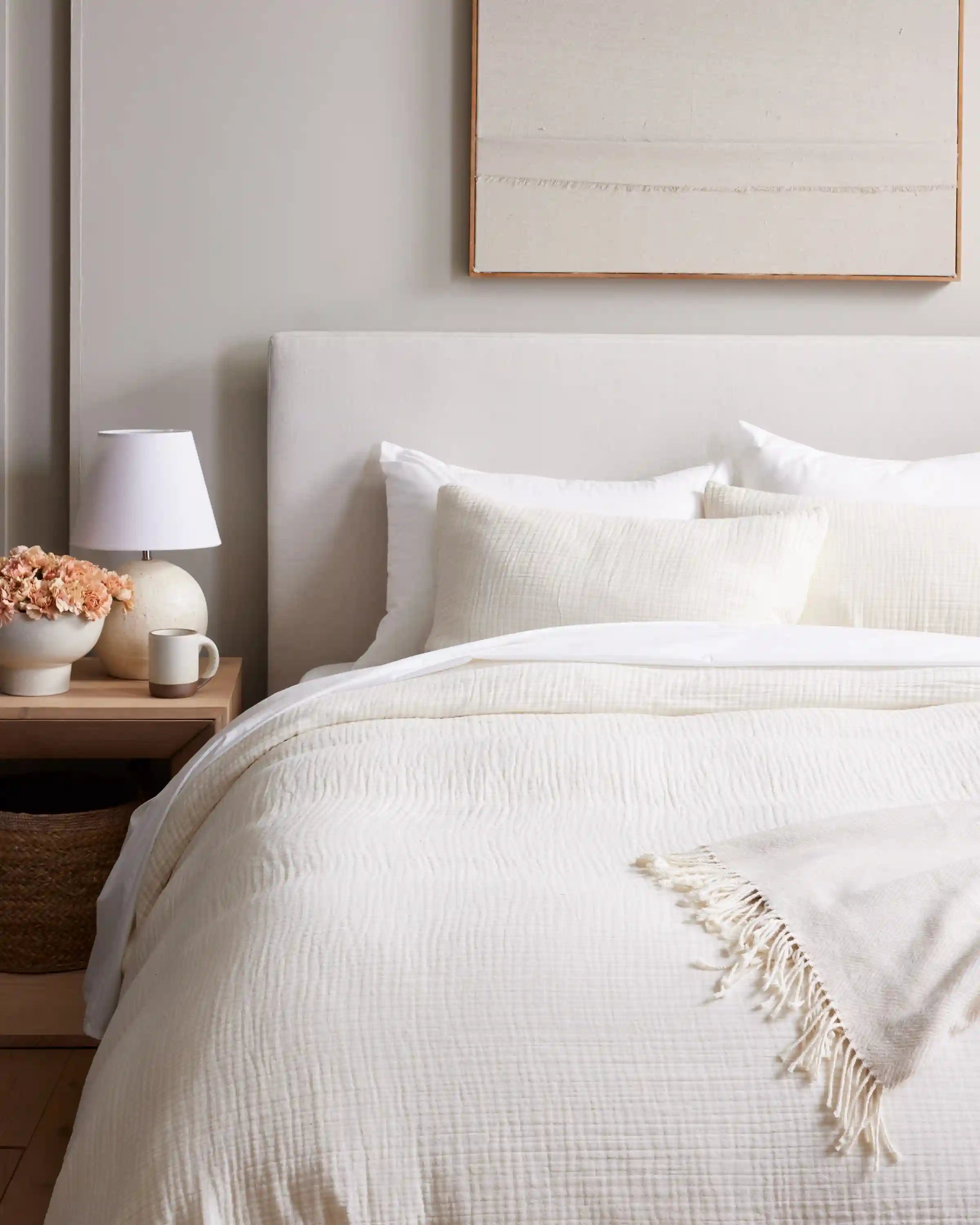 Organic Cotton Gauze Duvet Cover Set