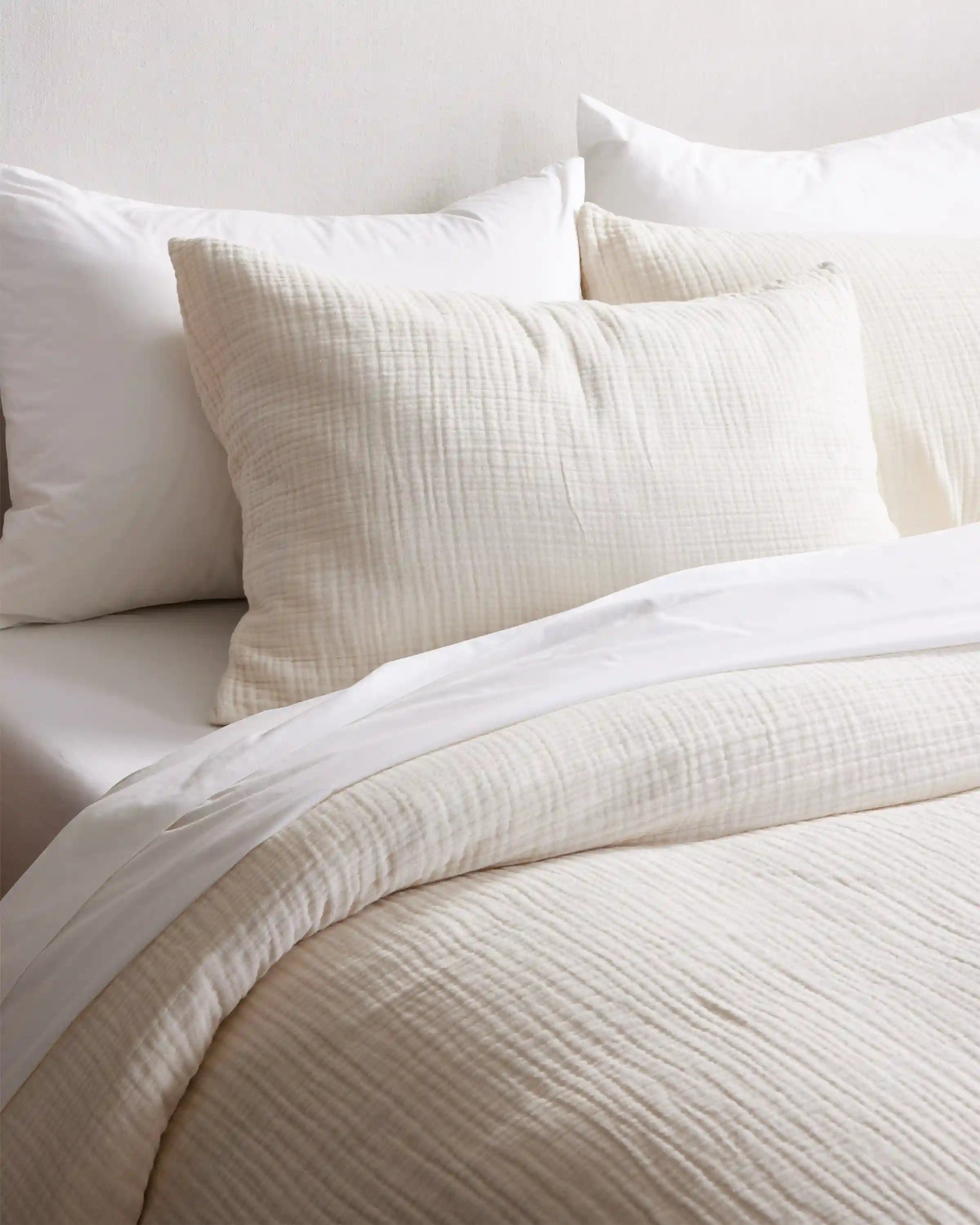 Organic Cotton Gauze Duvet Cover Set