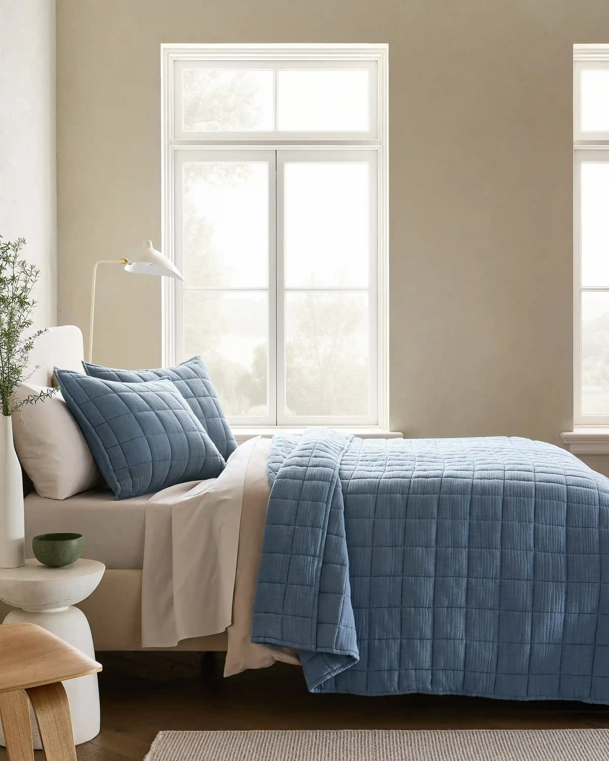 Organic Cotton Gauze Box Quilt Set