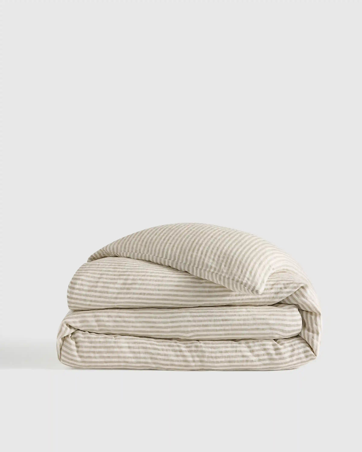 European Linen Stripe Duvet Cover