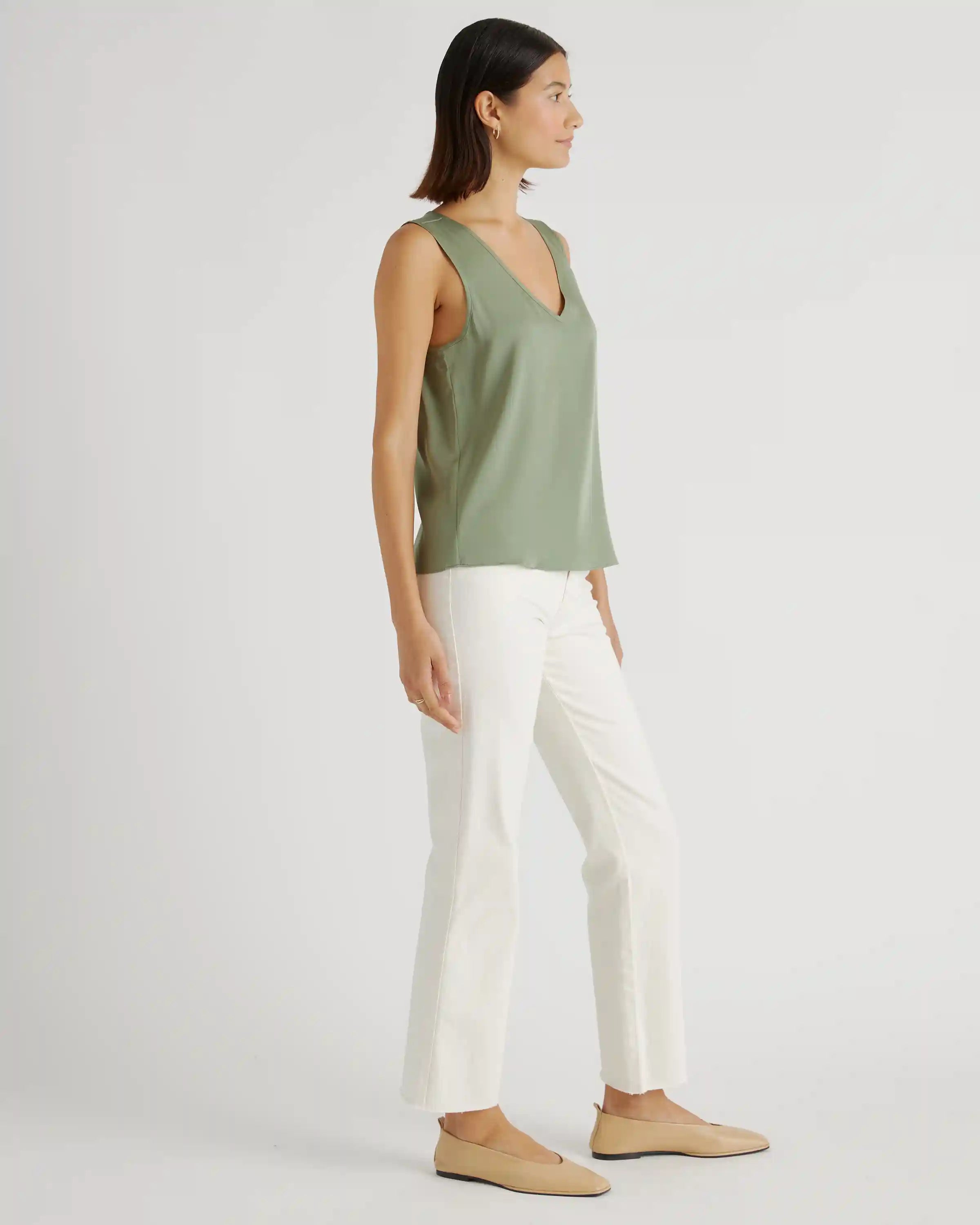 Washable Stretch Silk Tank