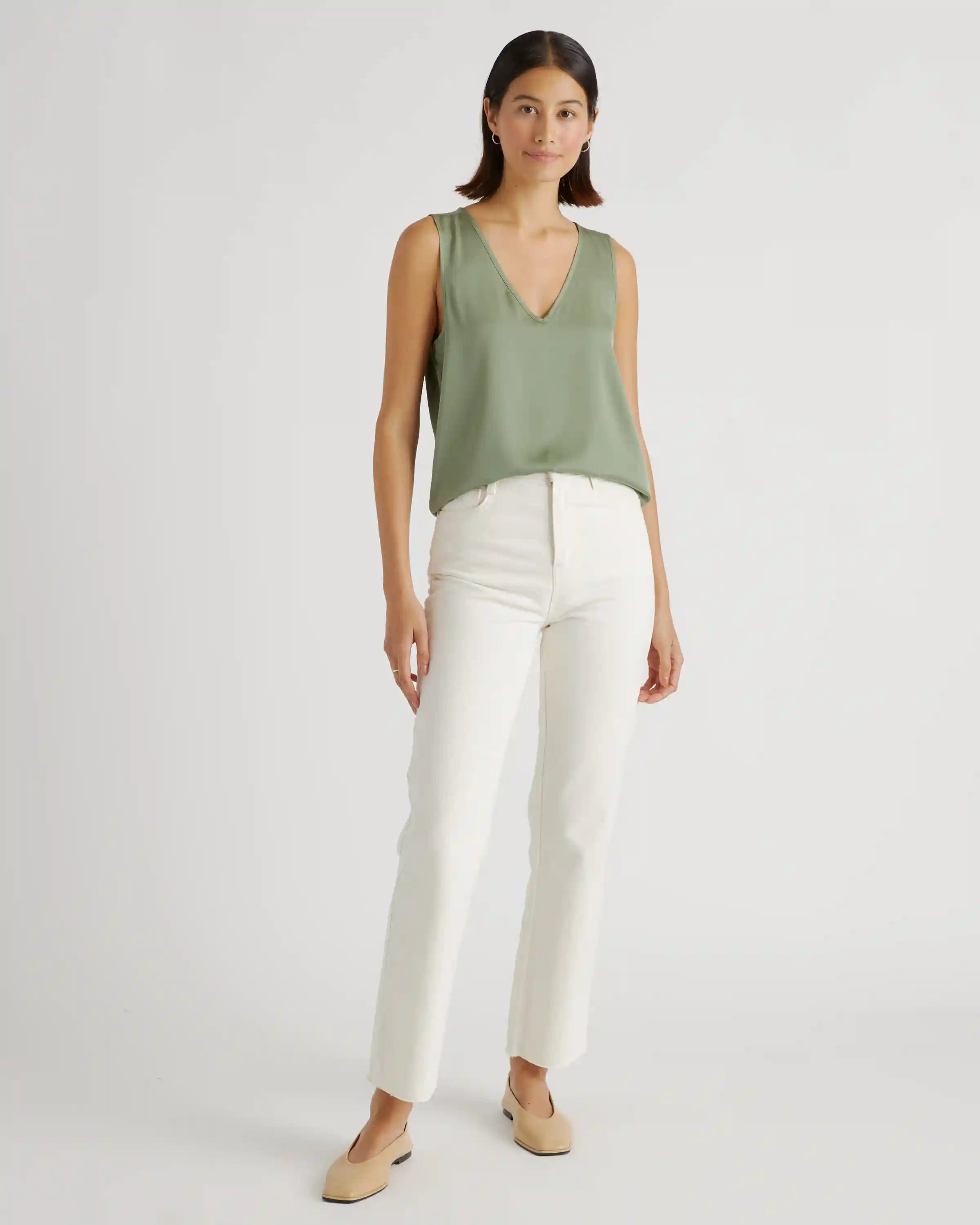 Washable Stretch Silk Tank
