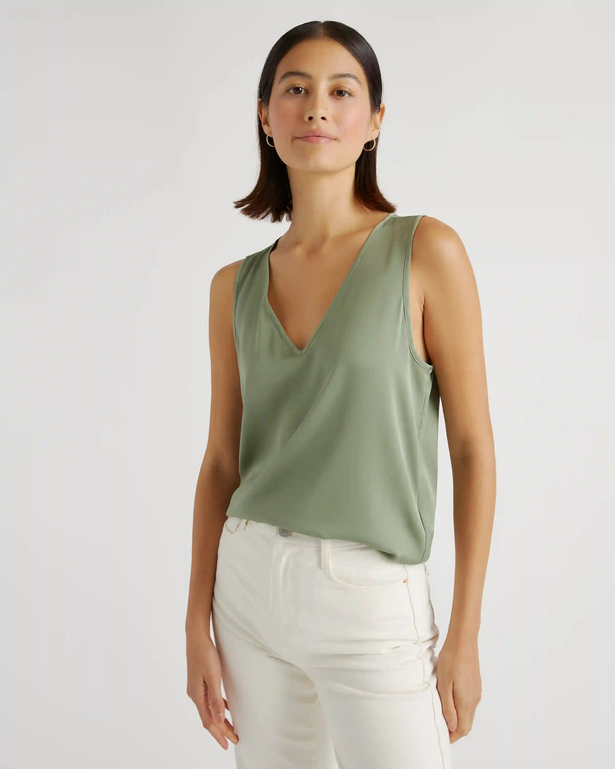 Washable Stretch Silk Tank