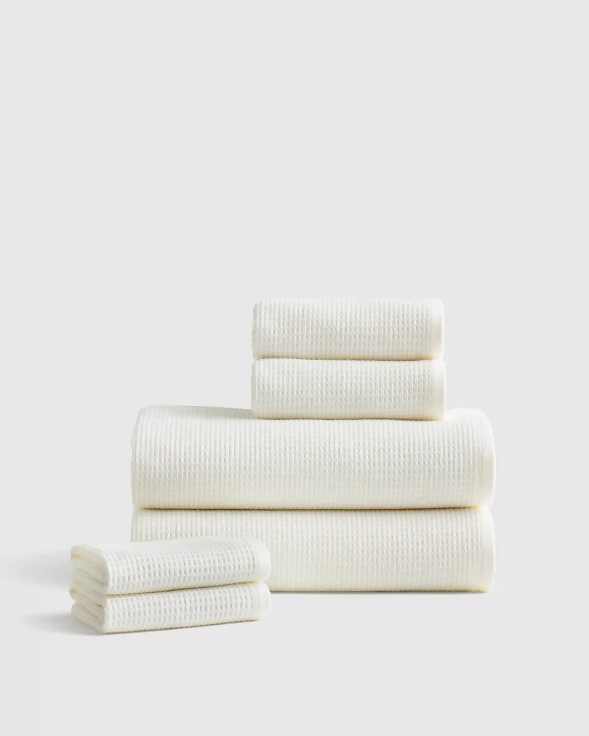 Turkish Waffle Terry Bath Towel Bundle