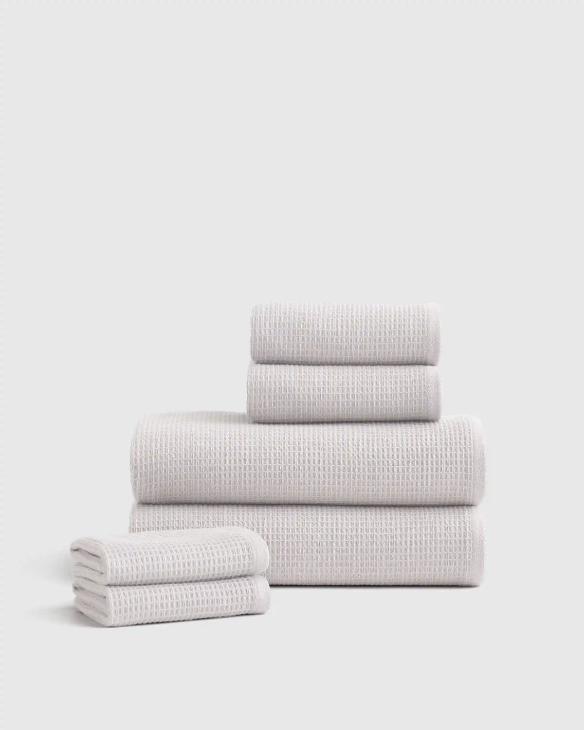 Turkish Waffle Terry Bath Towel Bundle