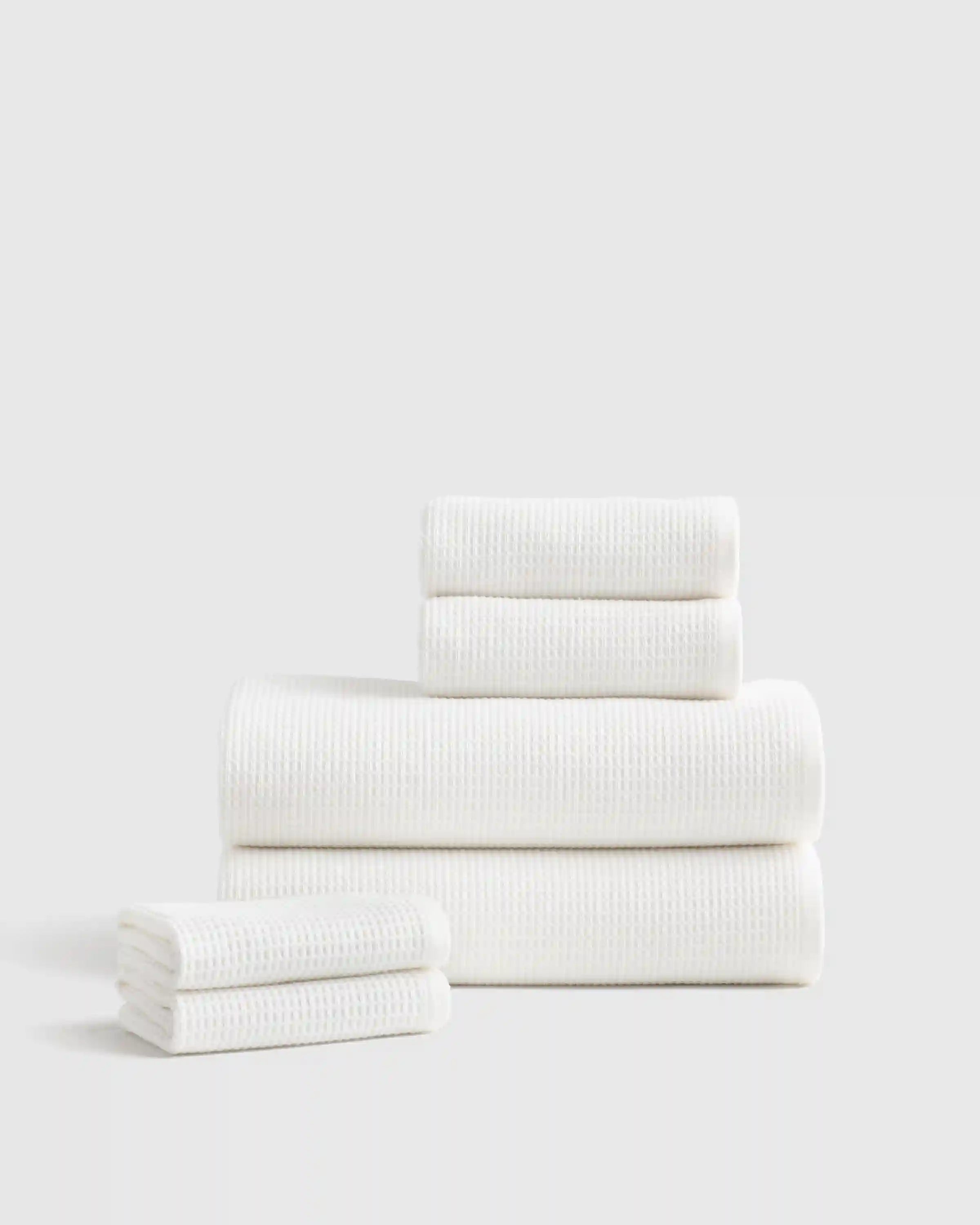 Turkish Waffle Terry Bath Towel Bundle