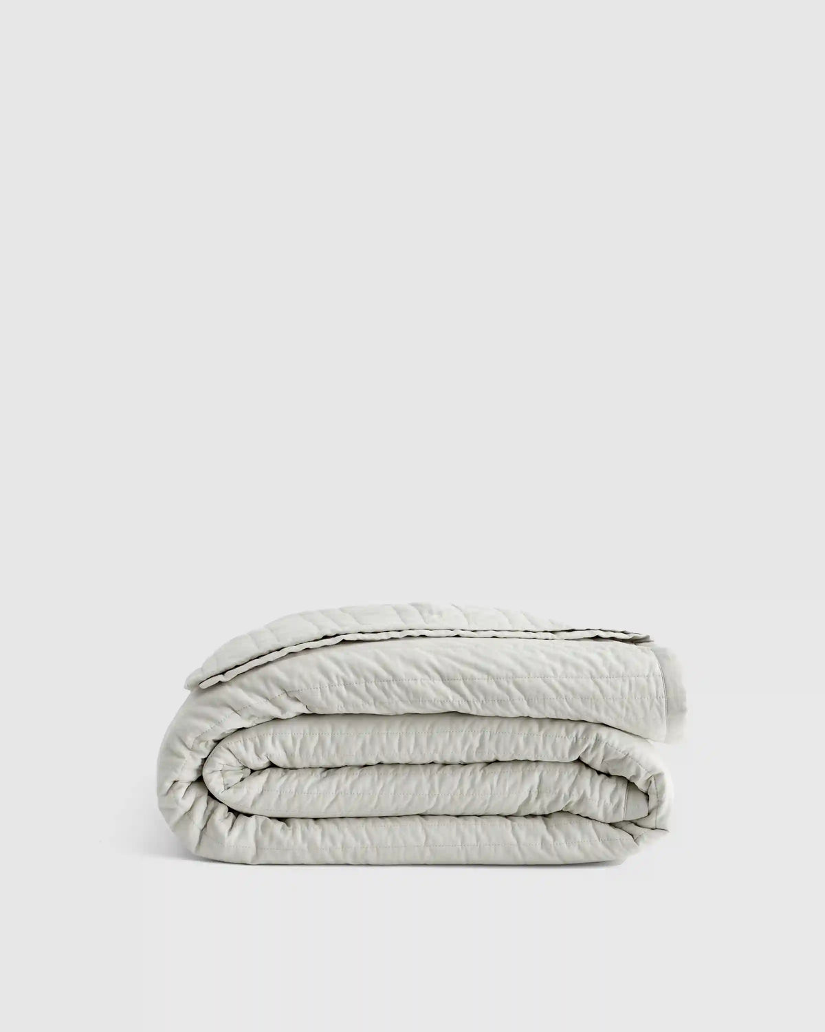 Organic Cotton Stripe Stitch Quilt