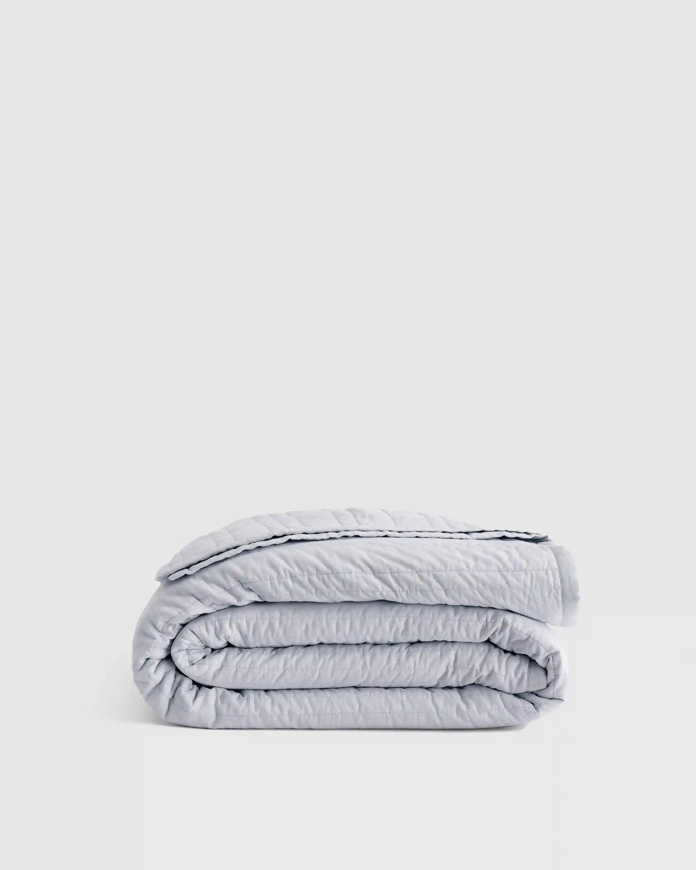 Organic Cotton Stripe Stitch Quilt
