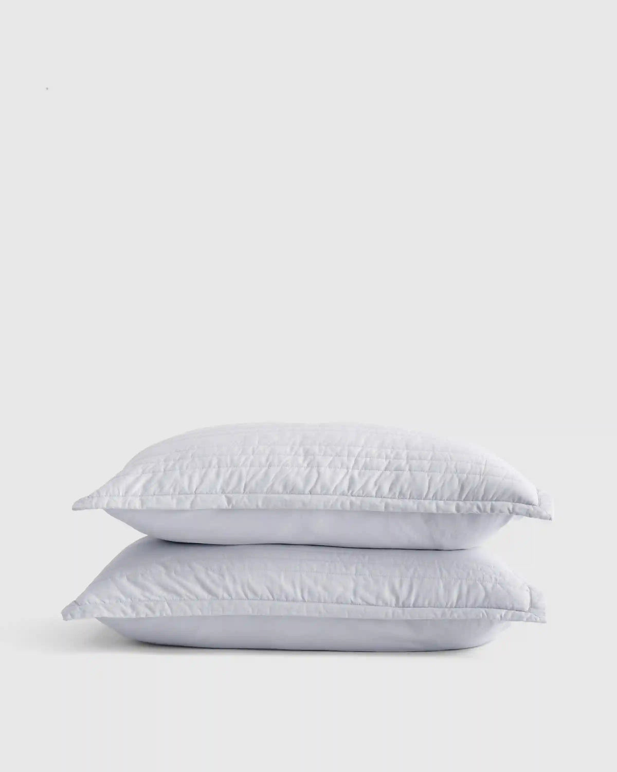Organic Cotton Stripe Stitch Quilted Sham Set