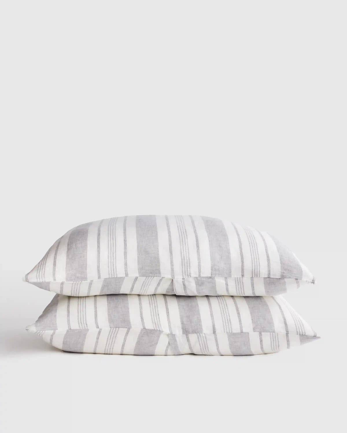 European Linen Modern Stripe Sham Set