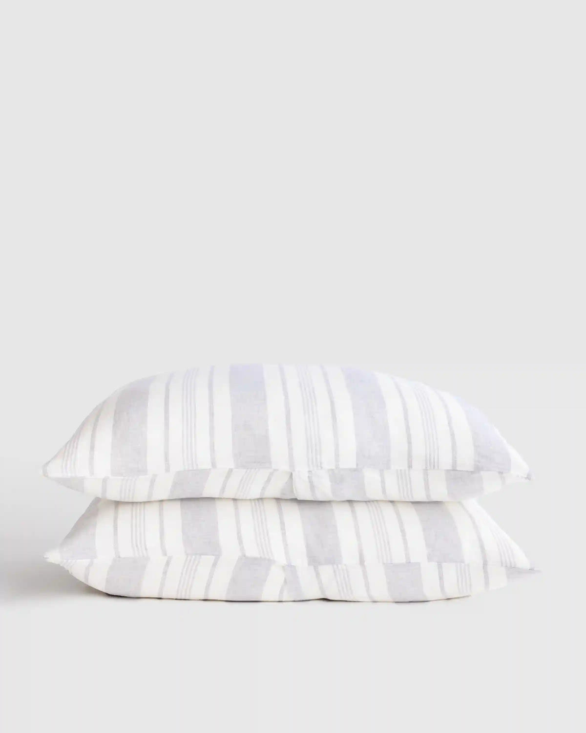 European Linen Modern Stripe Sham Set