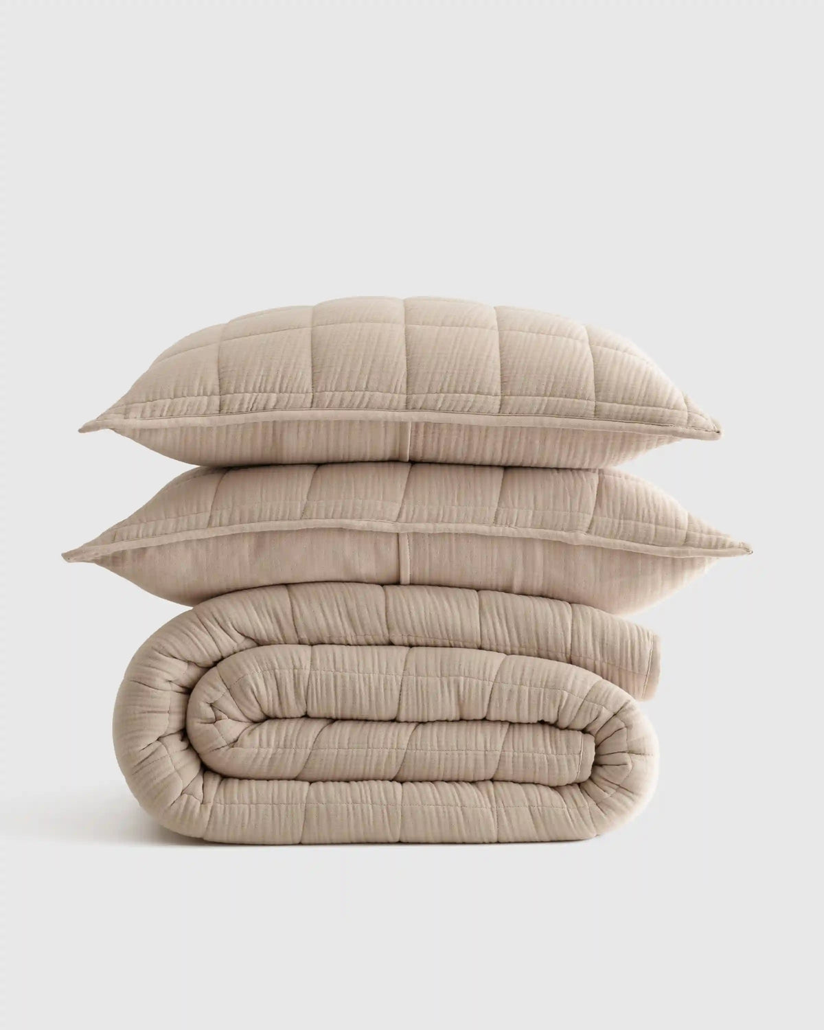 Organic Cotton Gauze Box Quilt Set