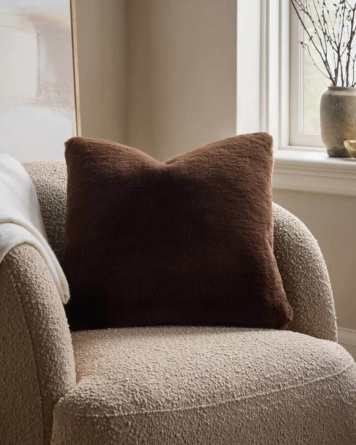 Luxury Faux Fur Pillow Cover