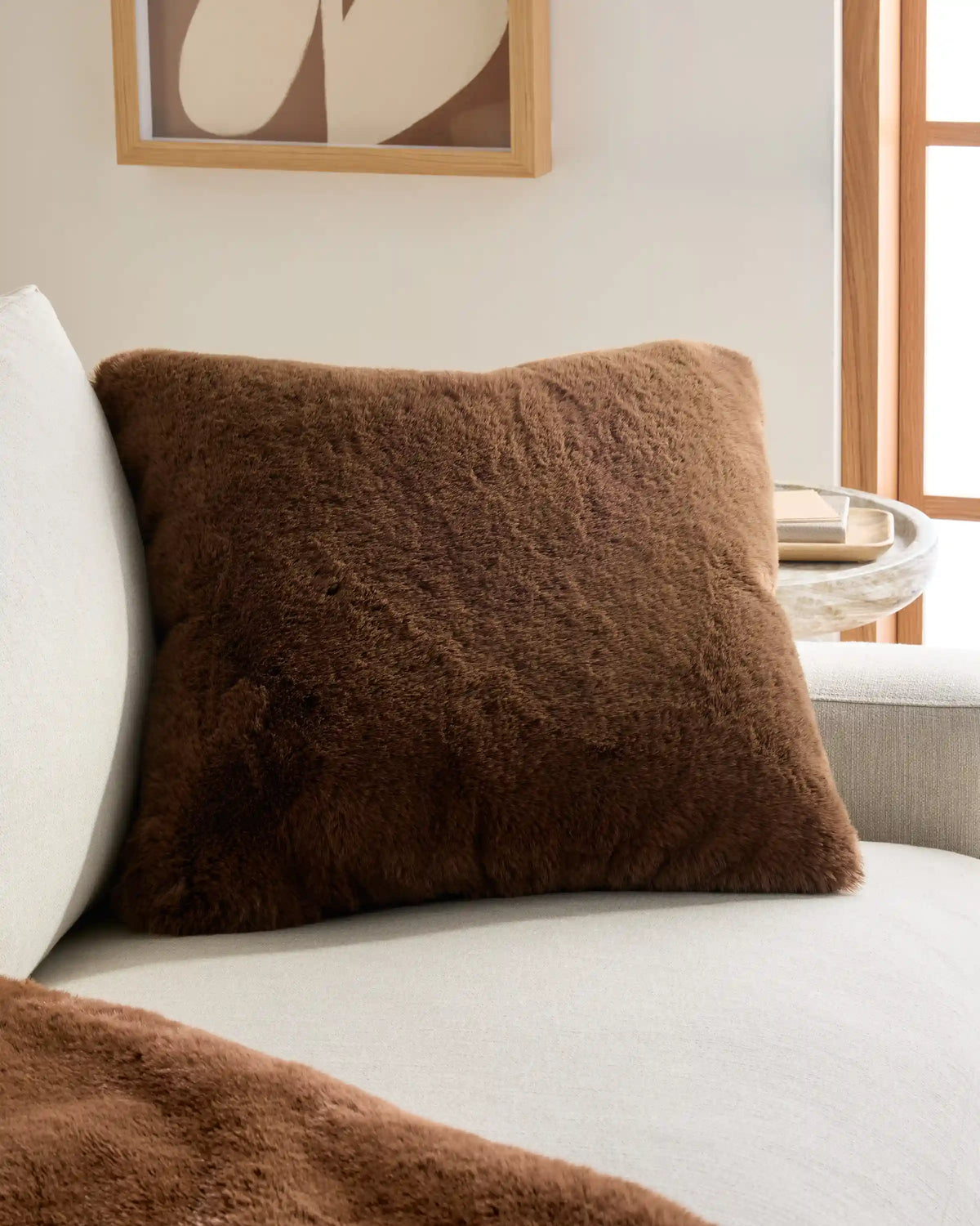 Luxury Faux Fur Pillow Cover