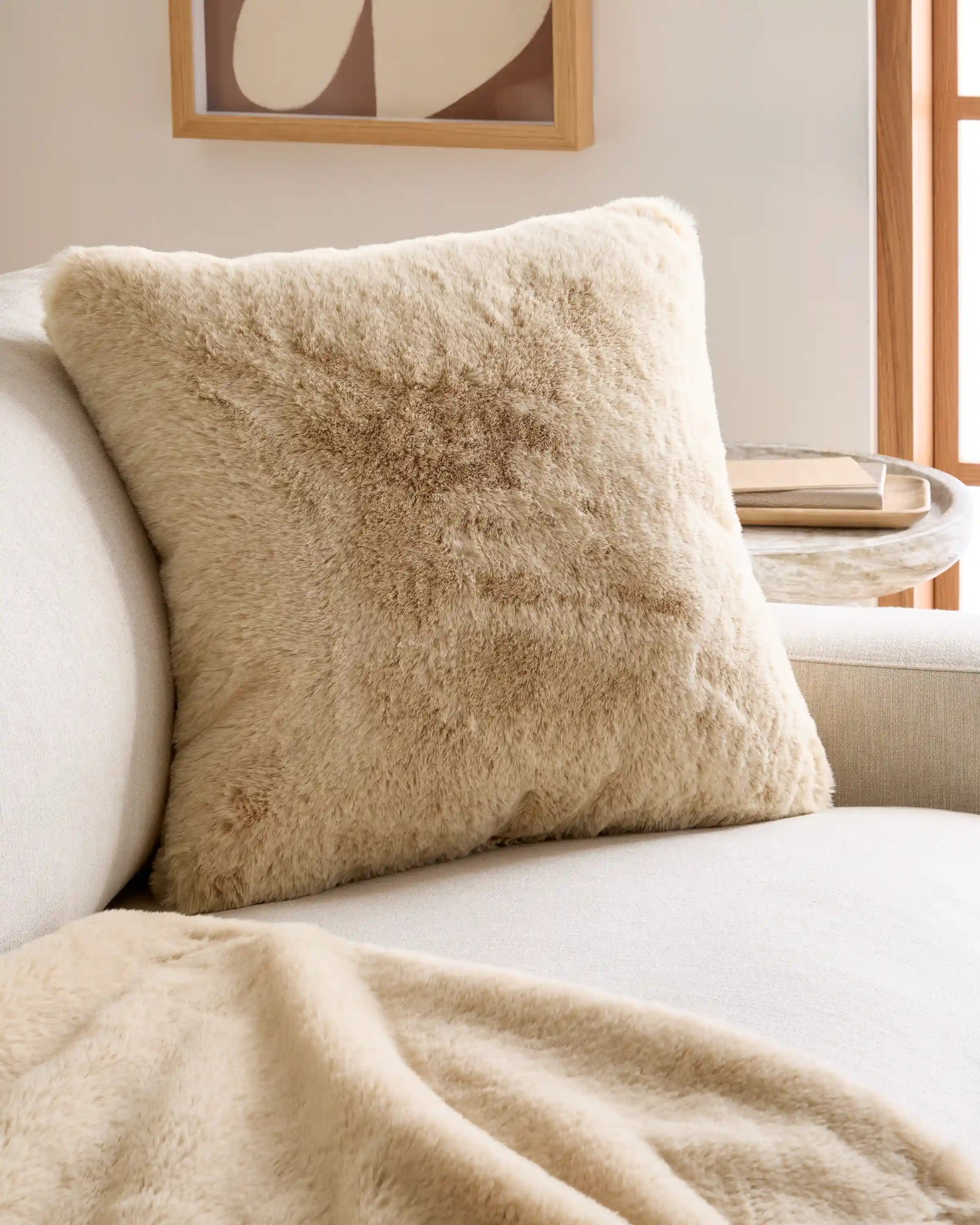 Luxury Faux Fur Pillow Cover