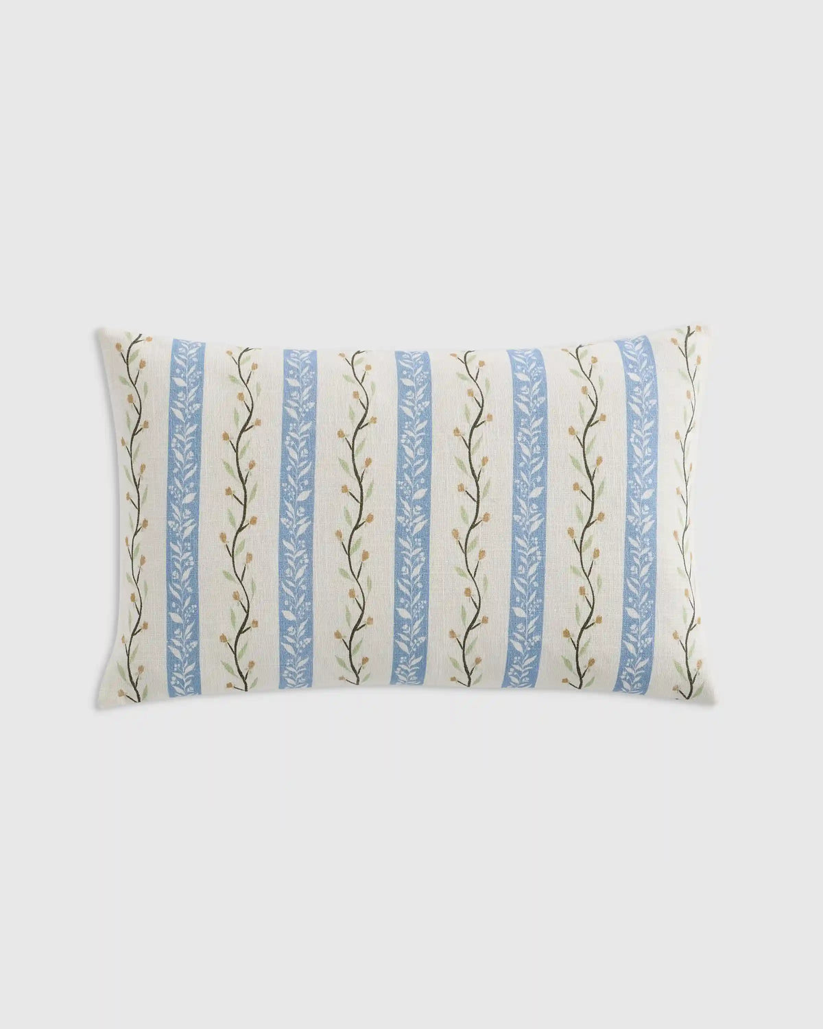 Floral Vine Cotton Pillow Cover