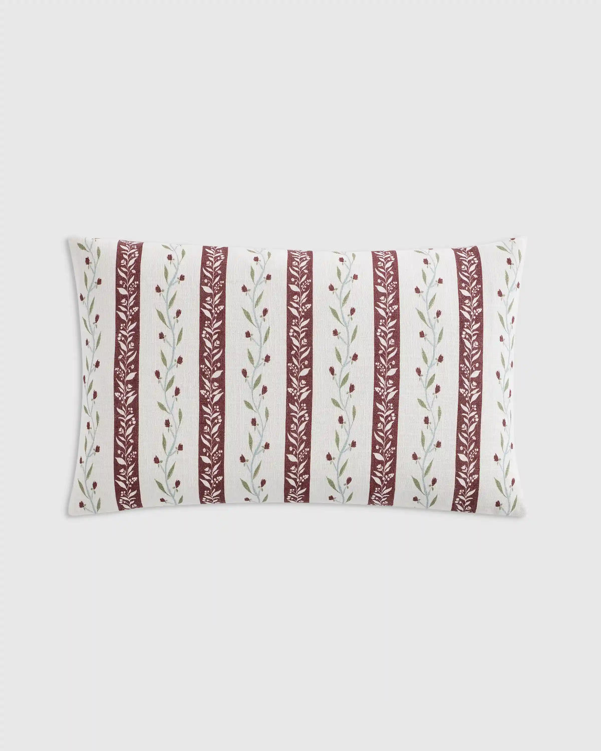 Floral Vine Cotton Pillow Cover