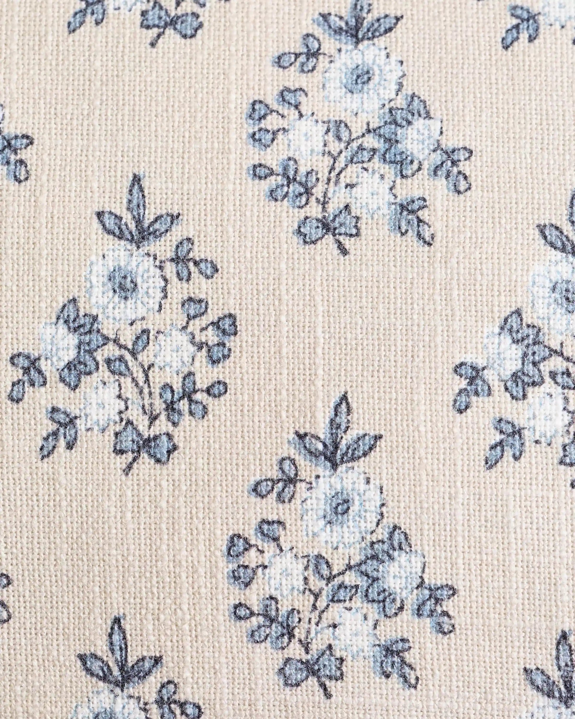 Piped Block Print Cotton Pillow Cover (Set of 2)