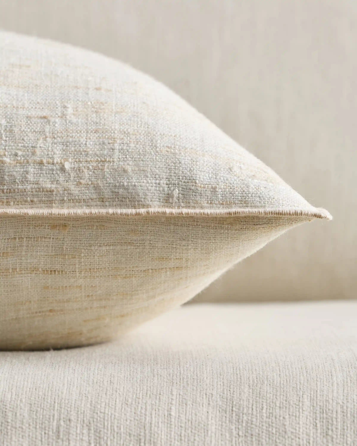 Raw Silk Textured Pillow Cover (Set of 2)