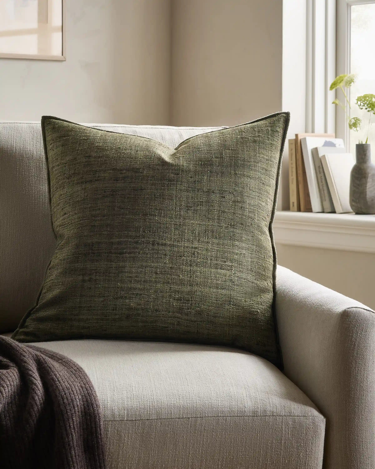 Raw Silk Textured Pillow Cover (Set of 2)