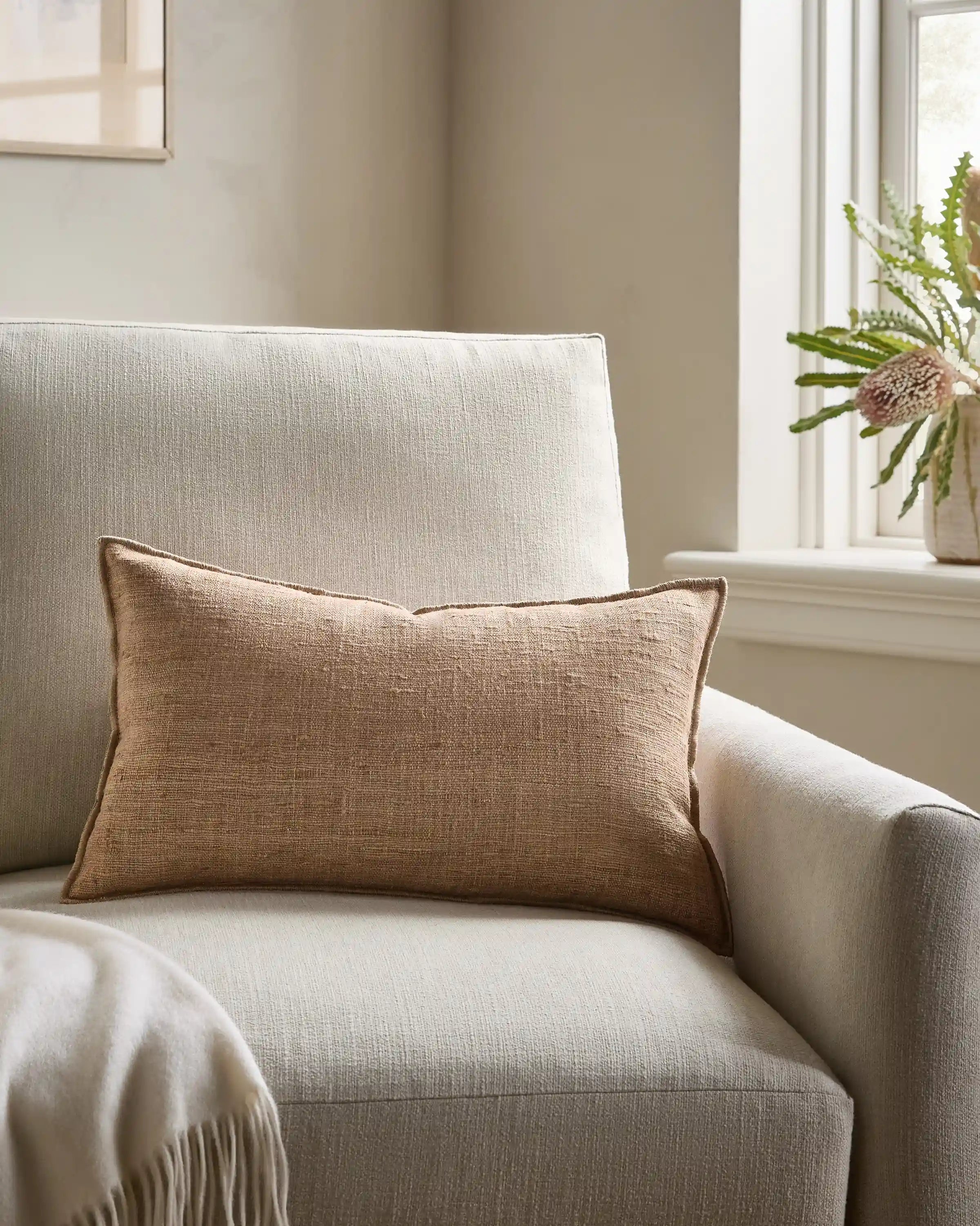 Raw Silk Textured Pillow Cover (Set of 2)