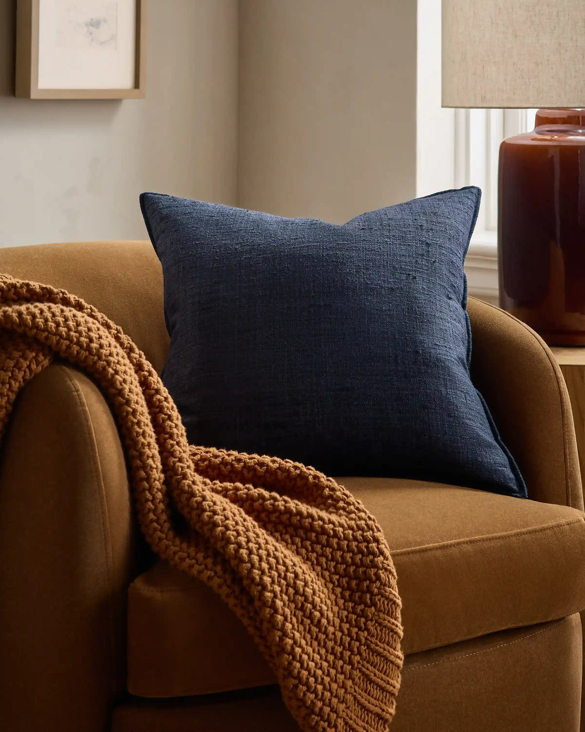Raw Silk Textured Pillow Cover (Set of 2)