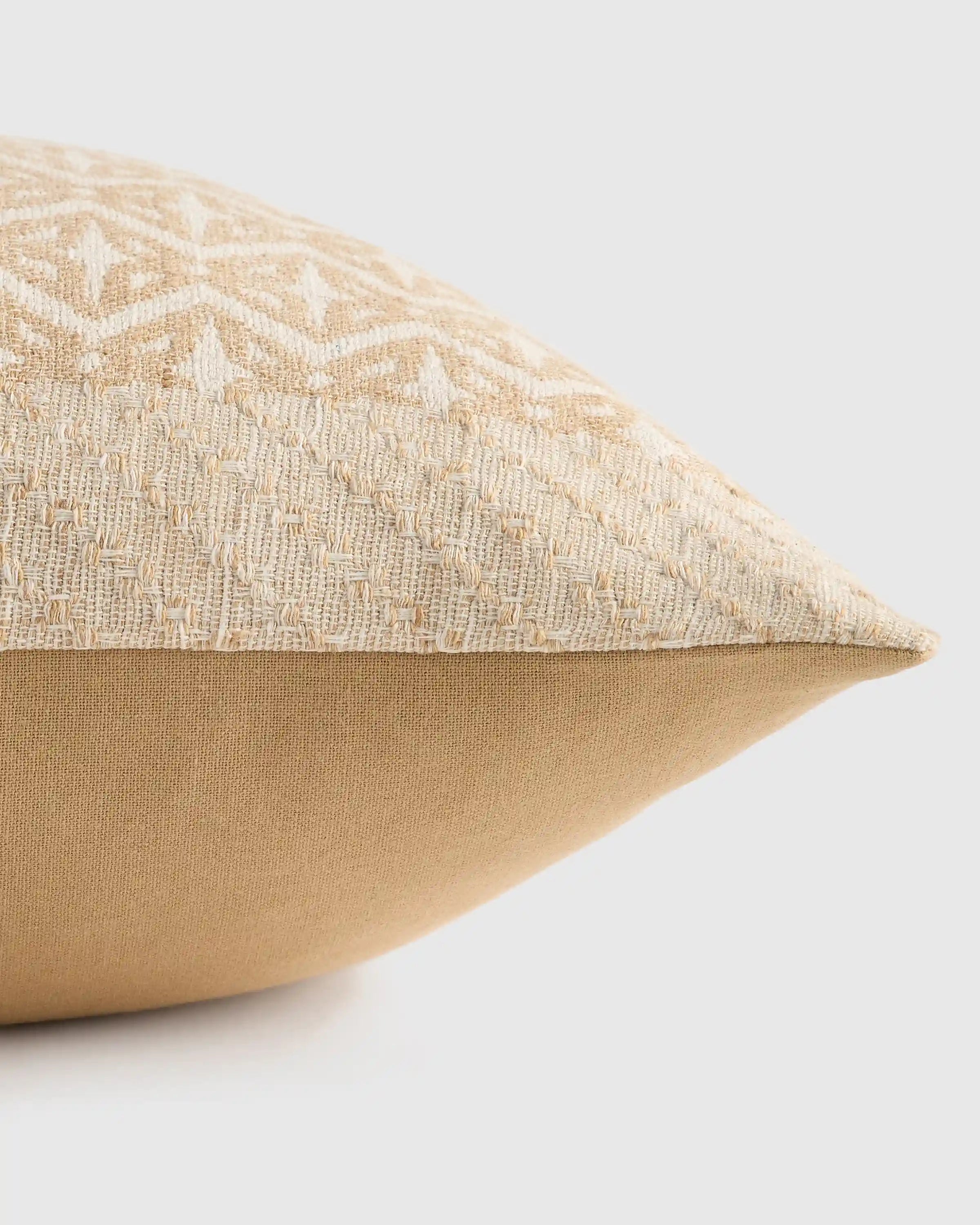 Geometric Silk Blend Pillow Cover (Set of 2)