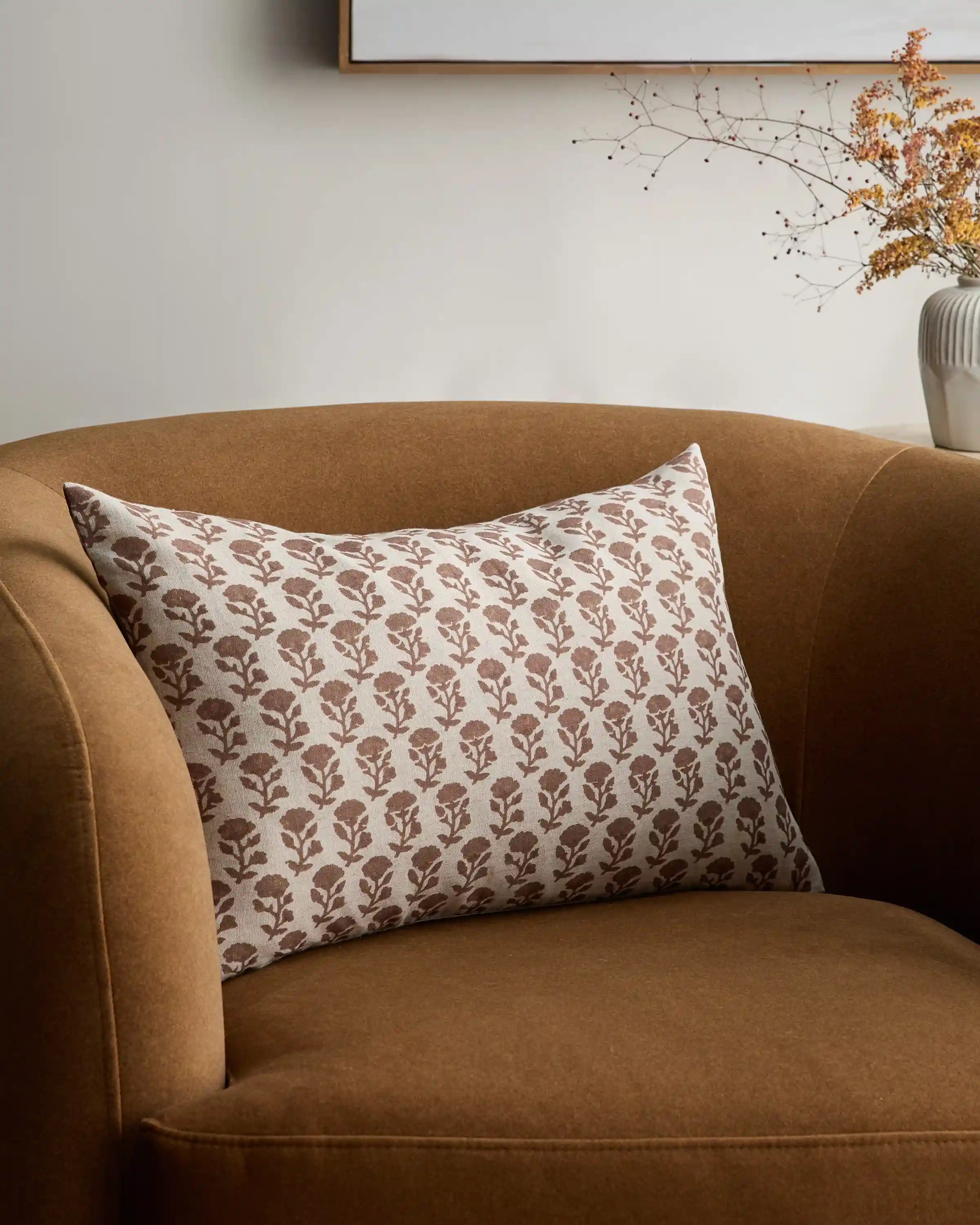 Reversible Block Print Pillow Cover (Set of 2)