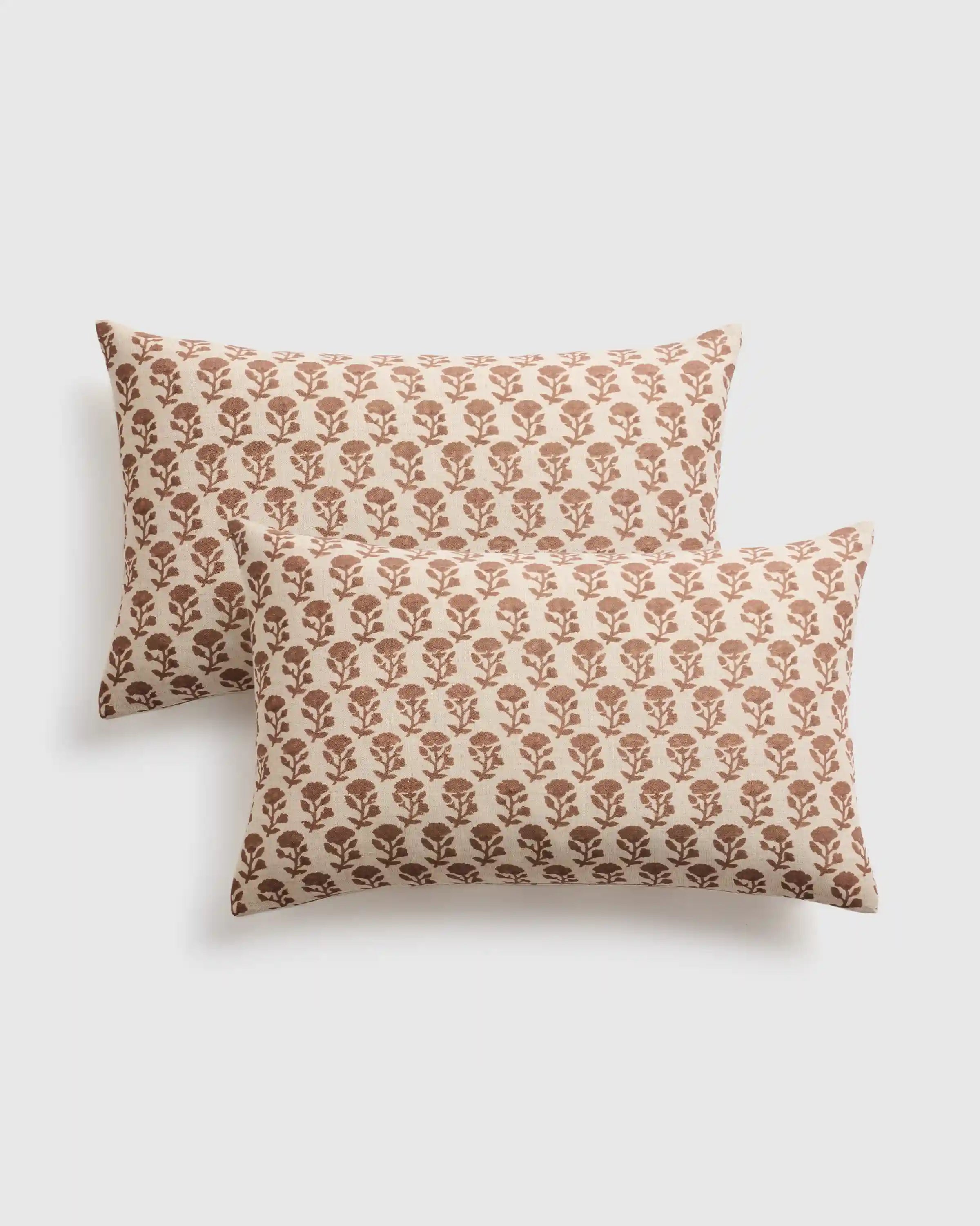 Reversible Block Print Pillow Cover (Set of 2)