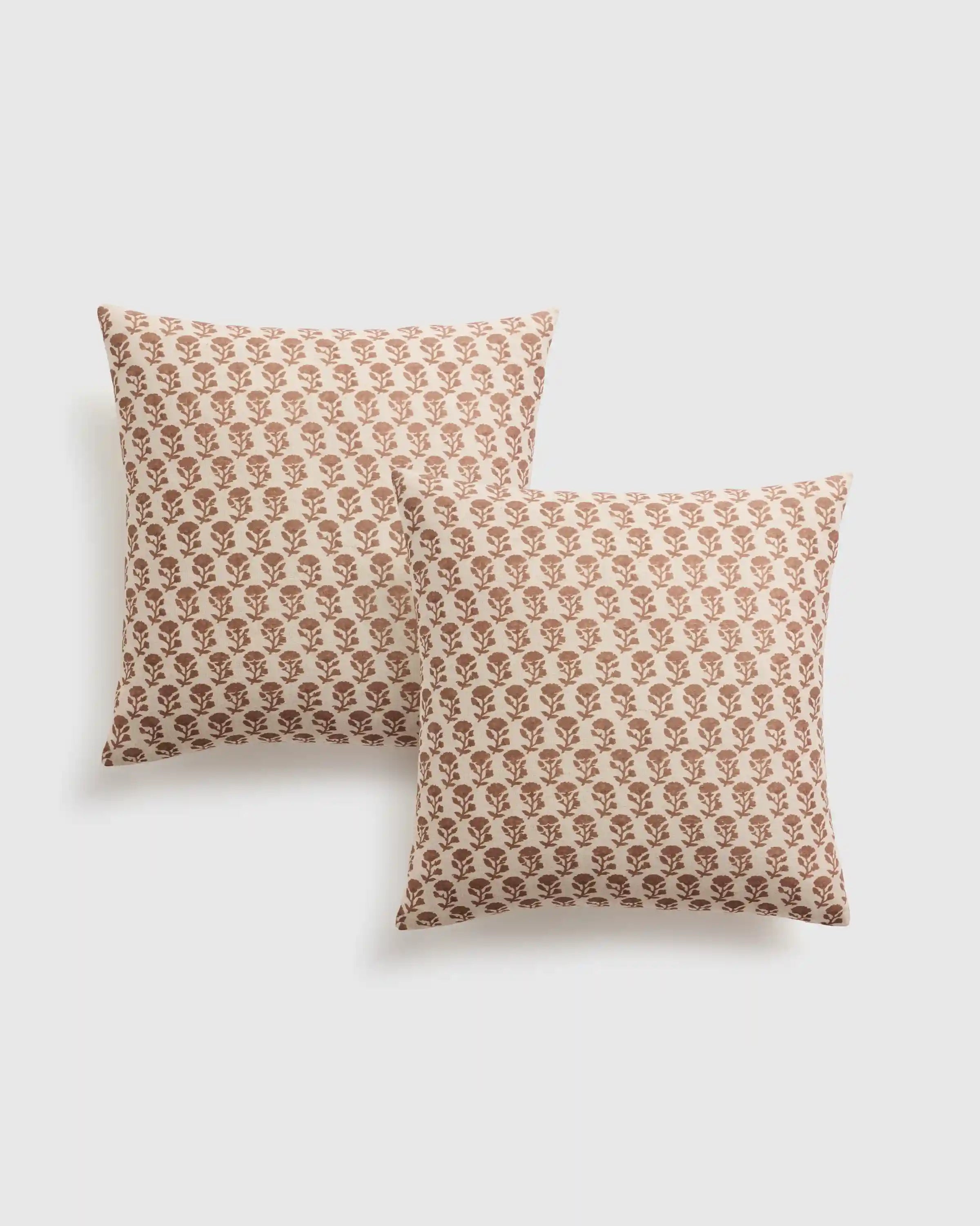 Reversible Block Print Pillow Cover (Set of 2)