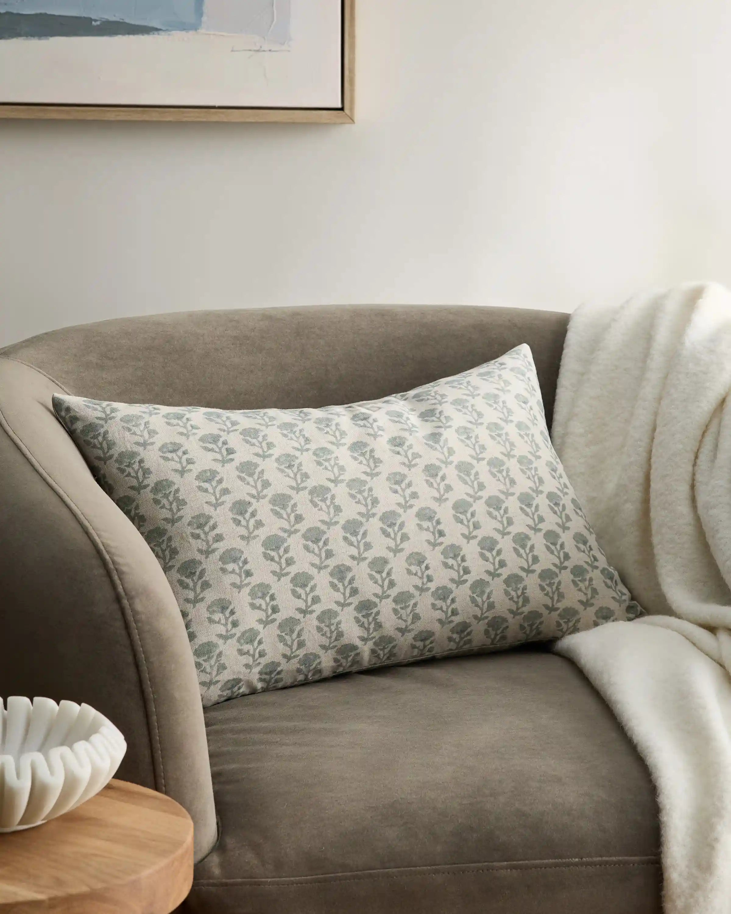 Reversible Block Print Pillow Cover (Set of 2)