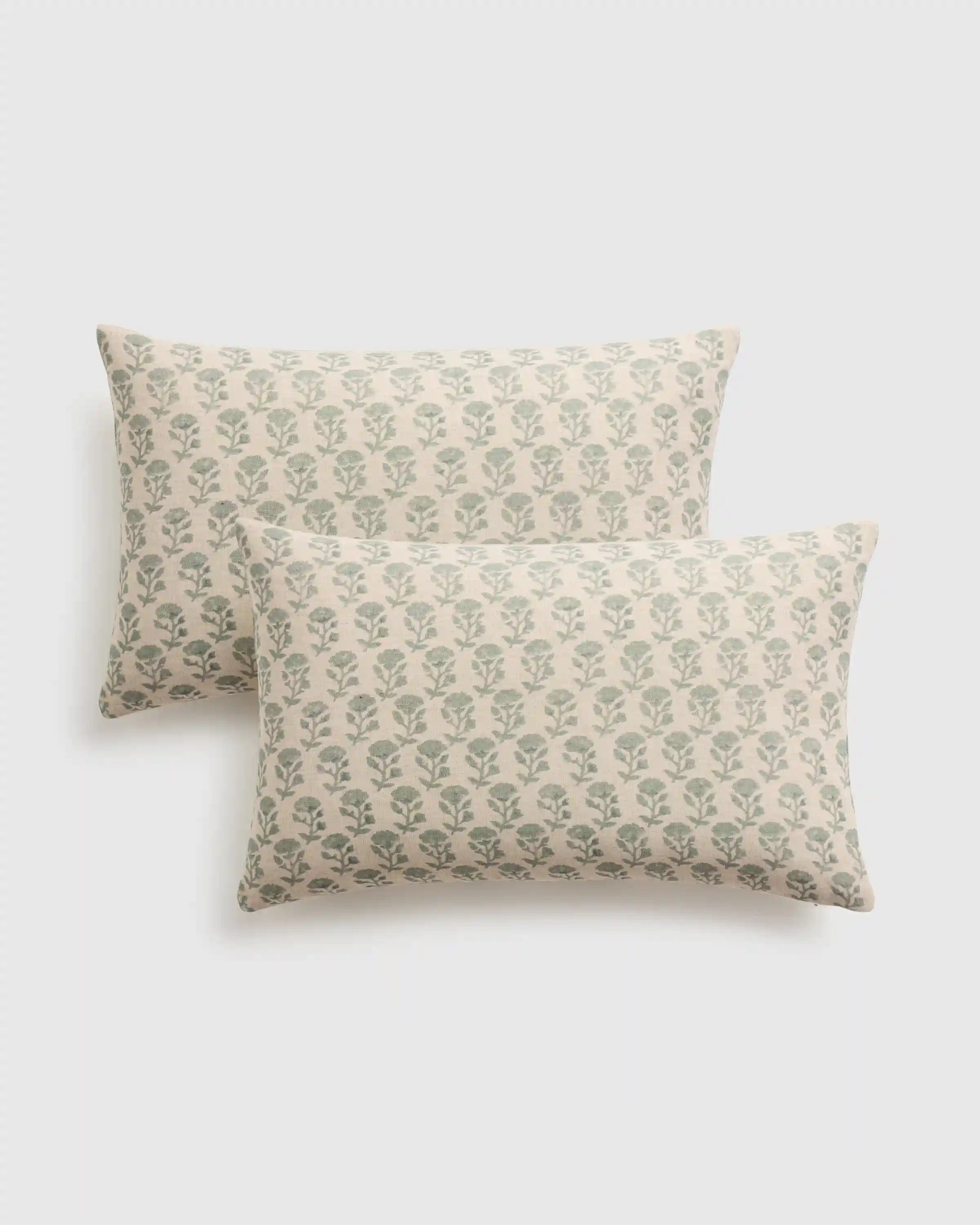 Reversible Block Print Pillow Cover (Set of 2)
