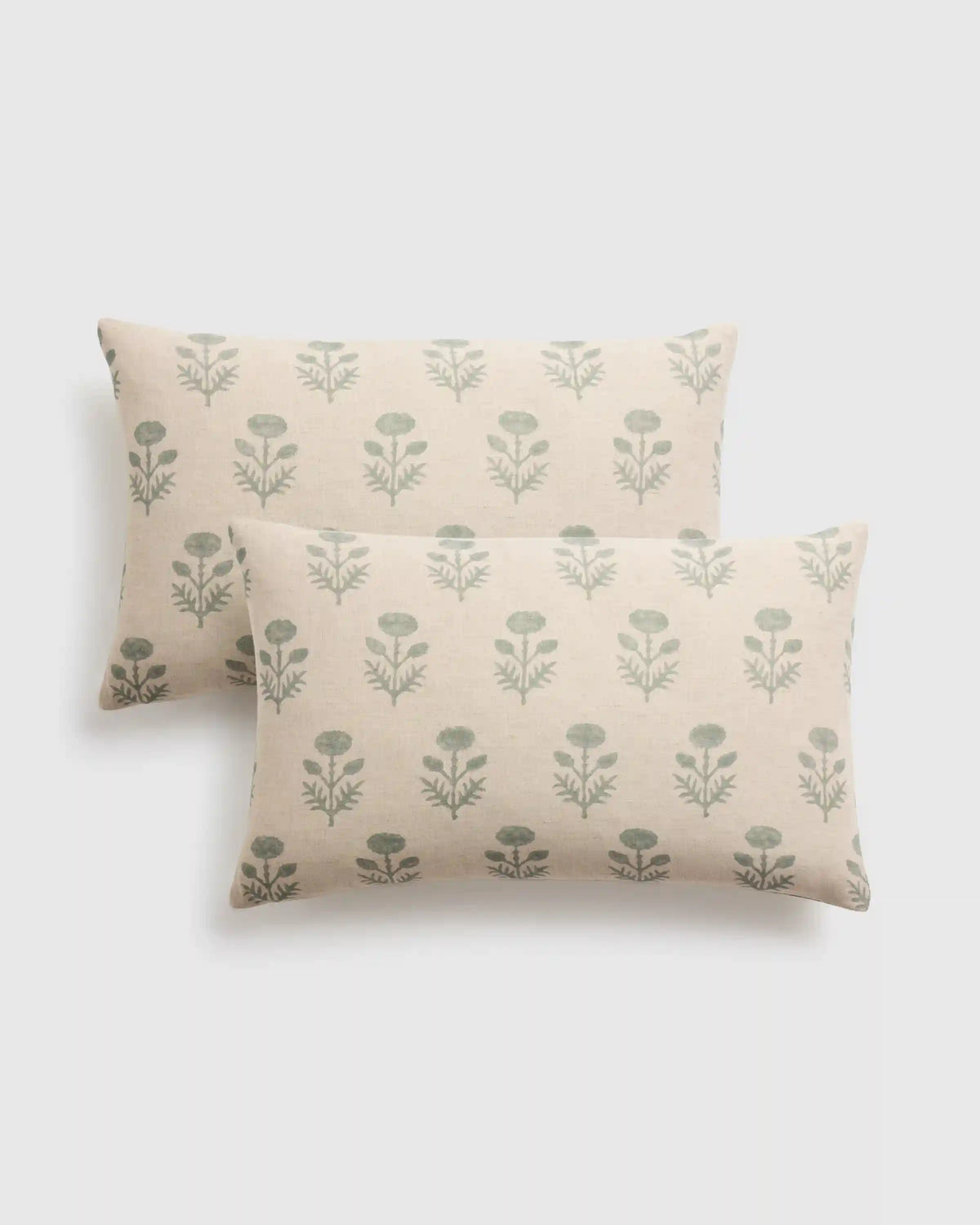 Reversible Block Print Pillow Cover (Set of 2)