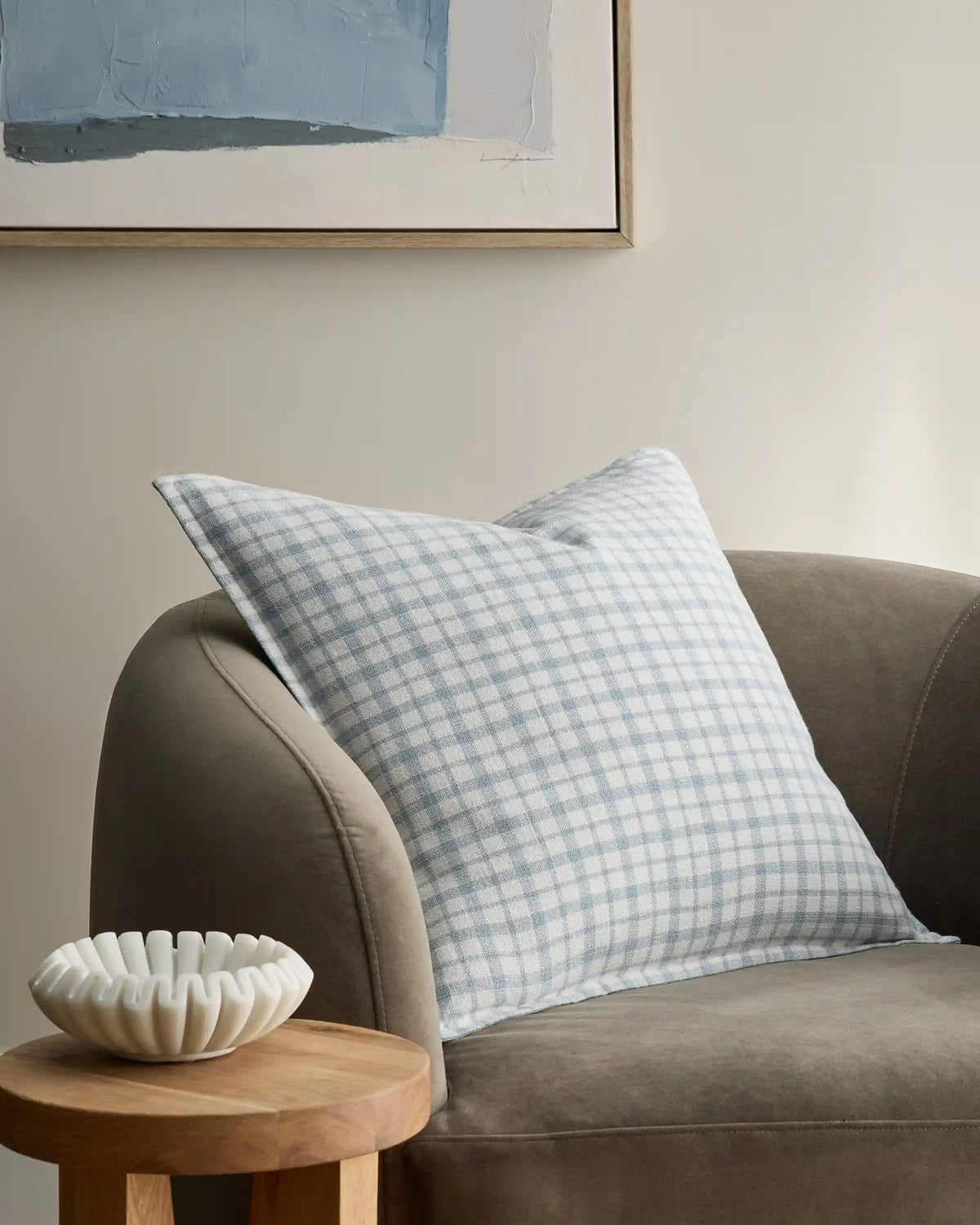 Plaid Cotton Pillow Cover (Set of 2)