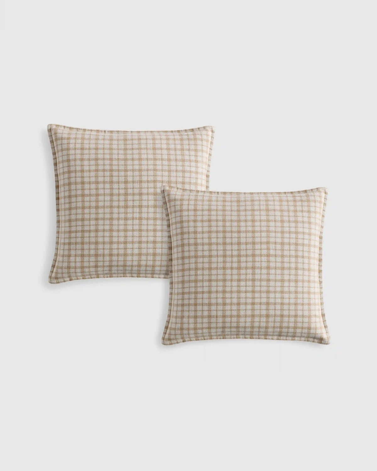 Plaid Cotton Pillow Cover (Set of 2)