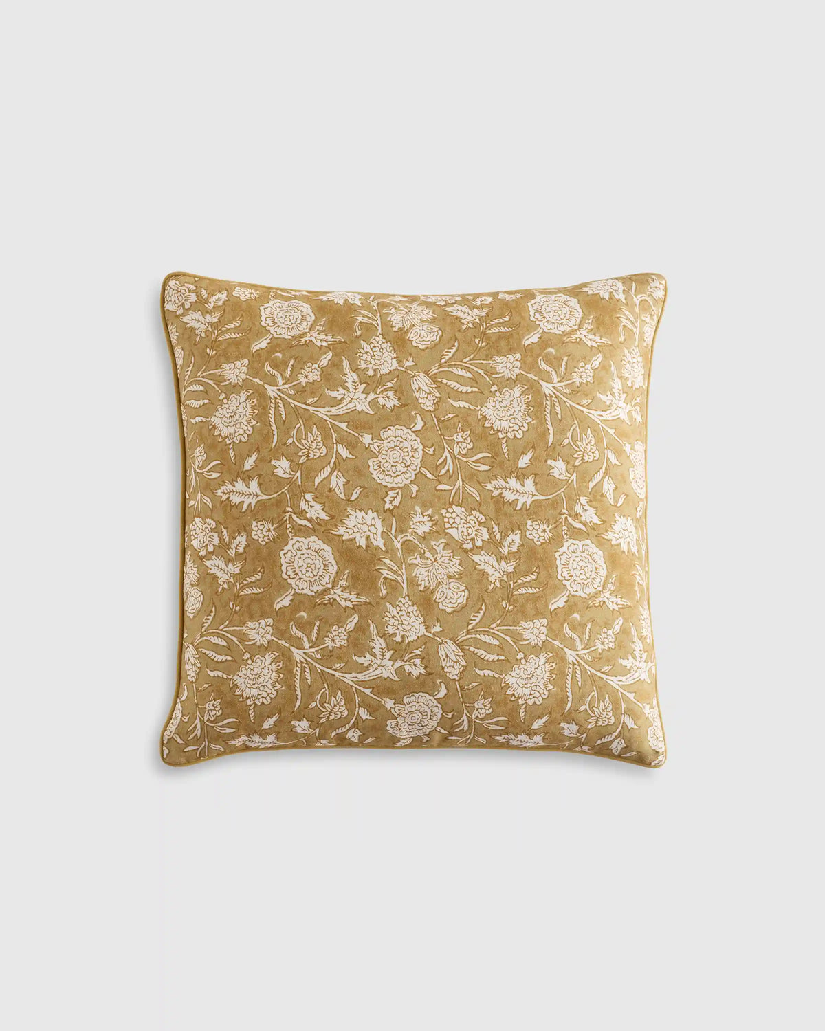 Linen Cotton Botanical Pillow Cover