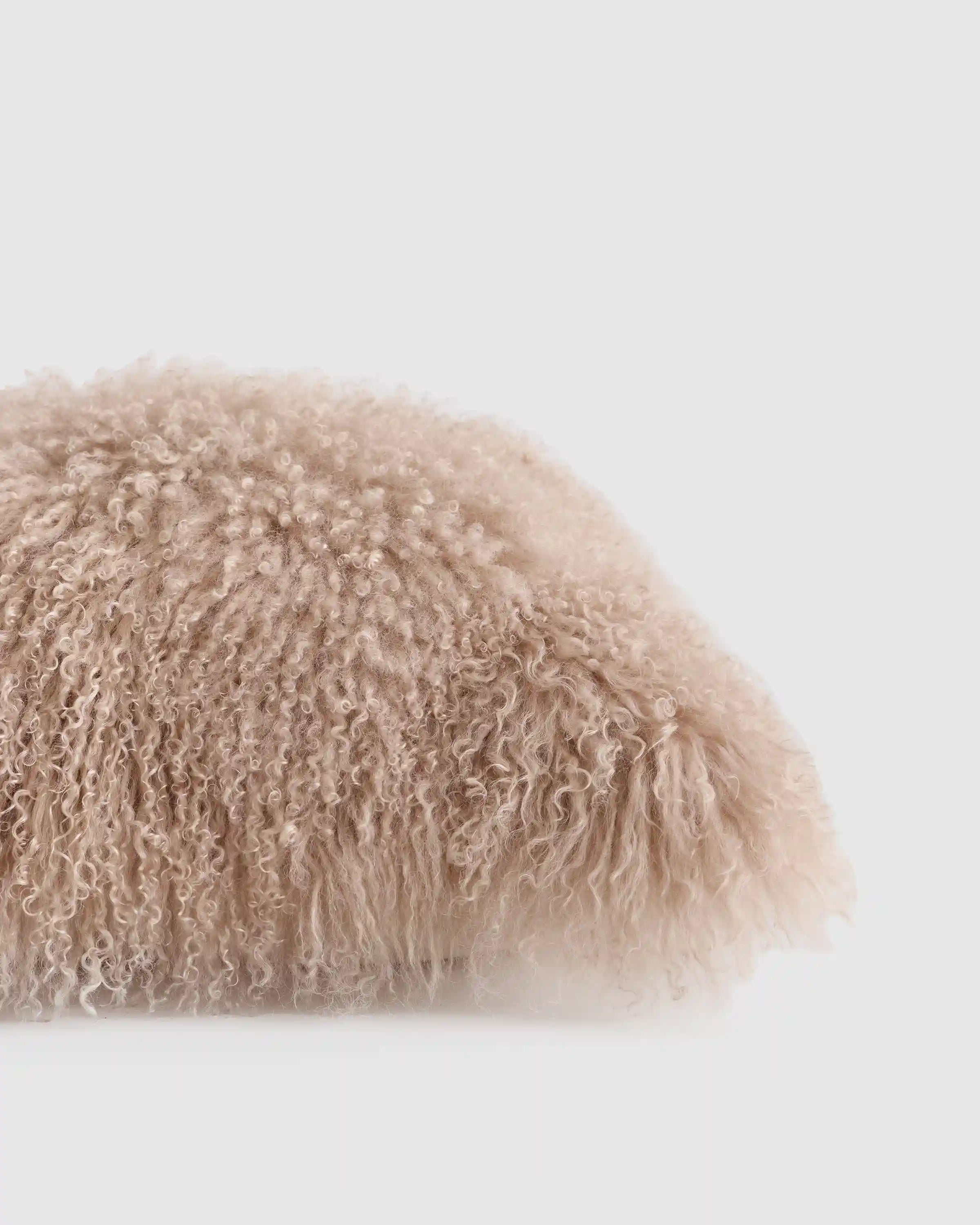 Luxe Mongolian Lamb Lumbar Pillow Cover (Set of 2)