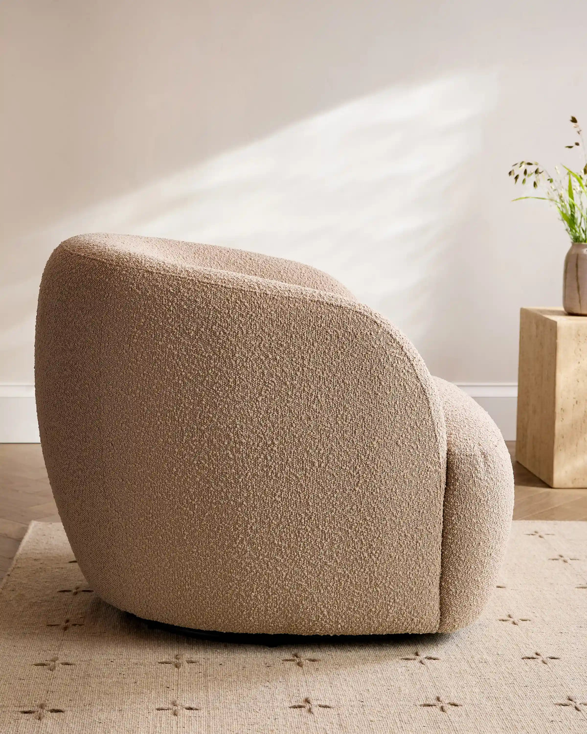 Performance Boucle Swivel Chair