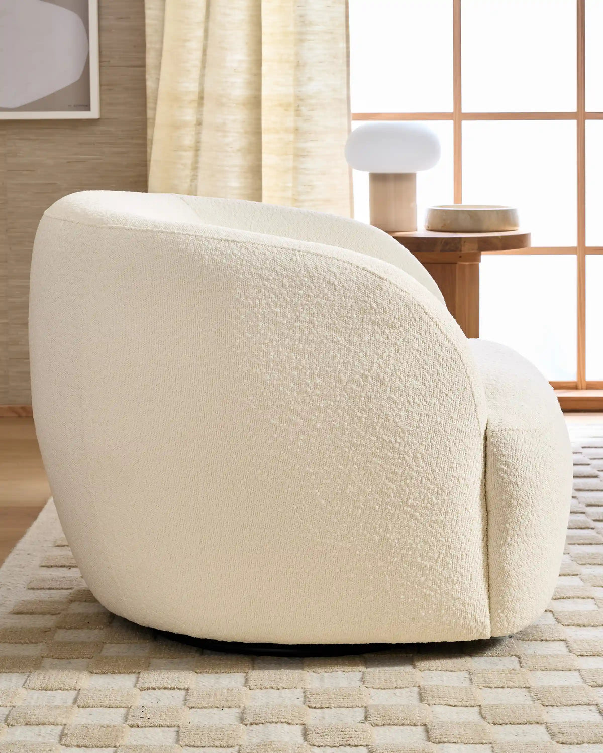 Performance Boucle Swivel Chair