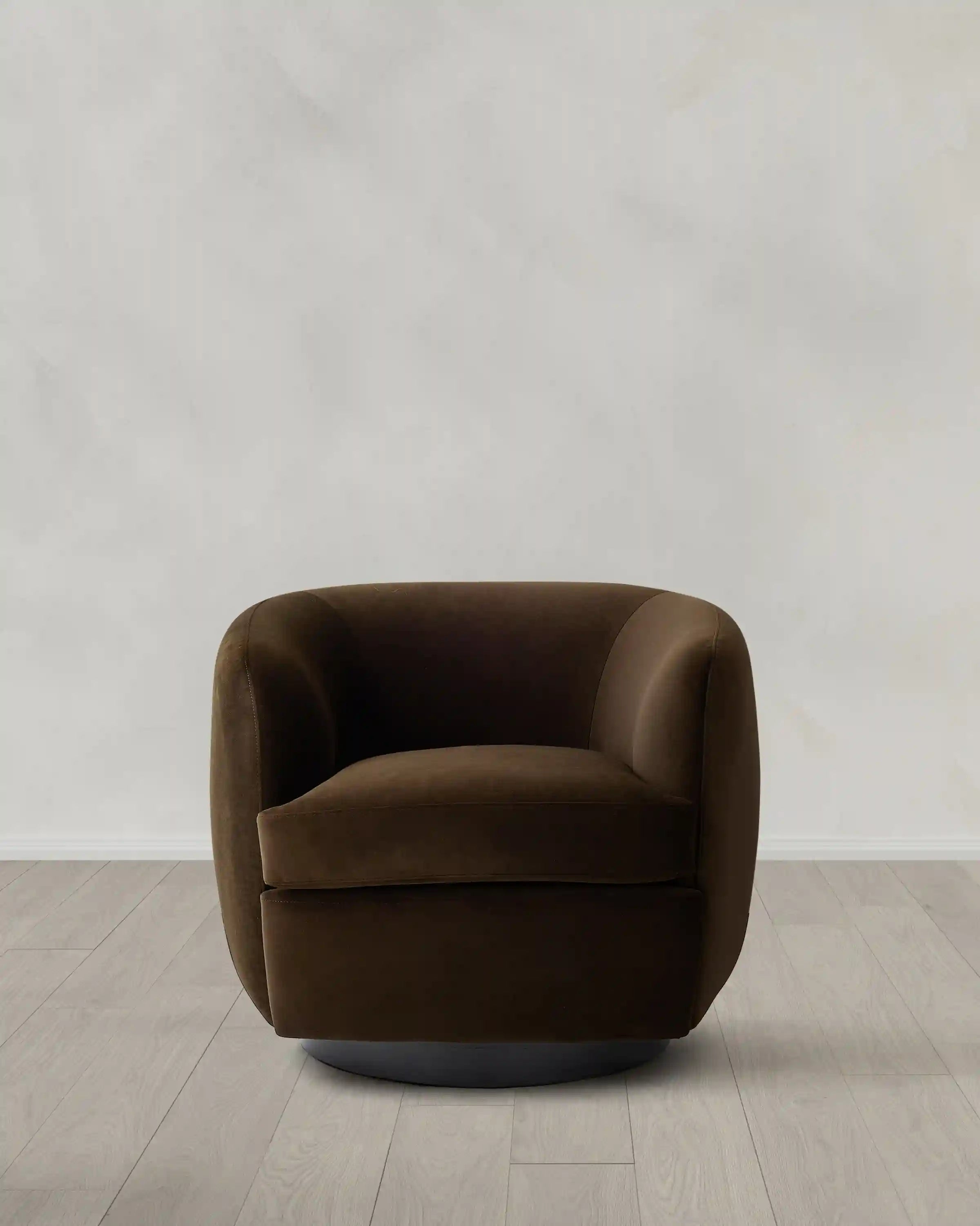 Performance Velvet Swivel Chair