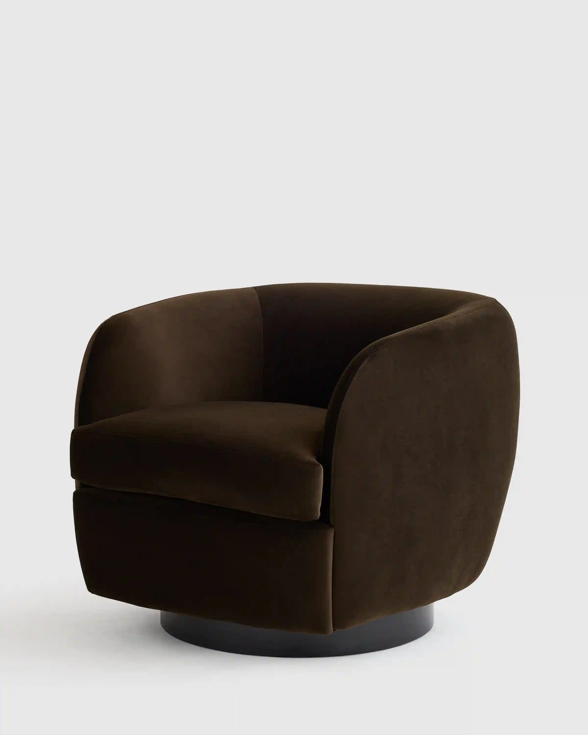 Performance Velvet Swivel Chair