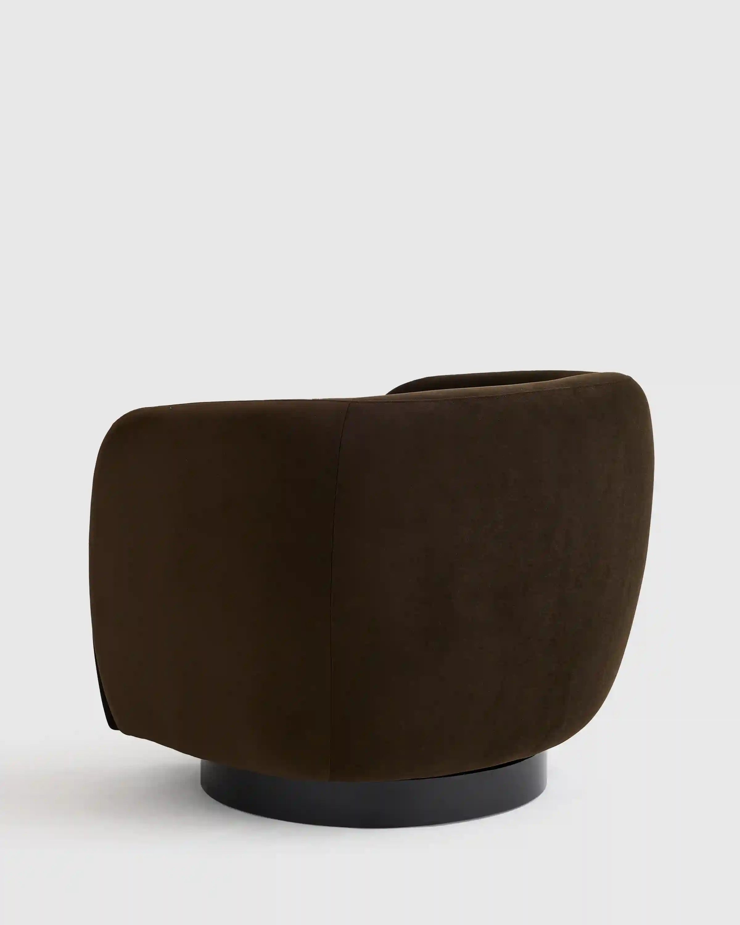 Performance Velvet Swivel Chair