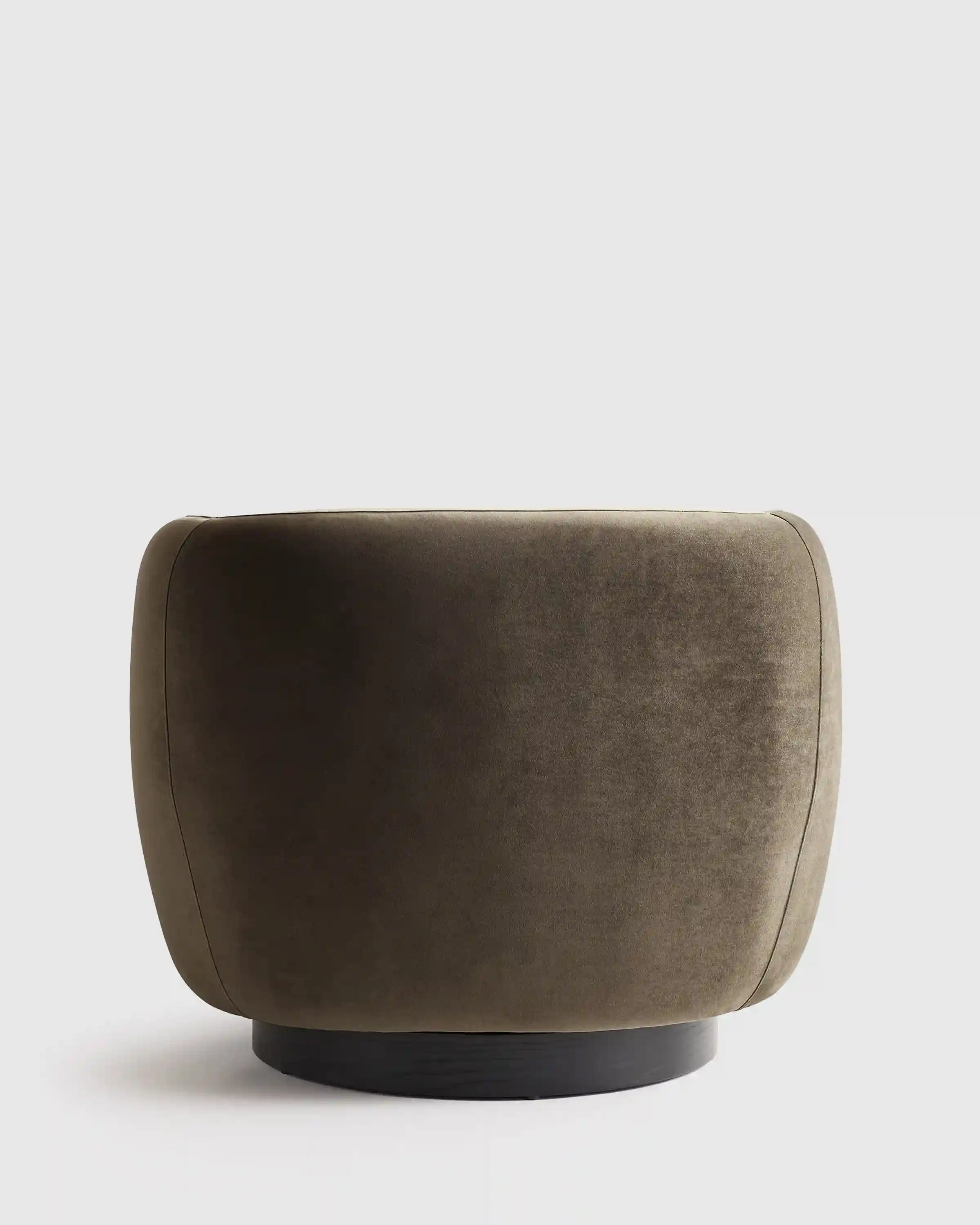 Performance Velvet Swivel Chair