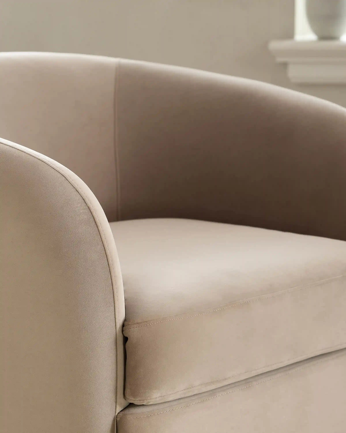 Performance Velvet Swivel Chair