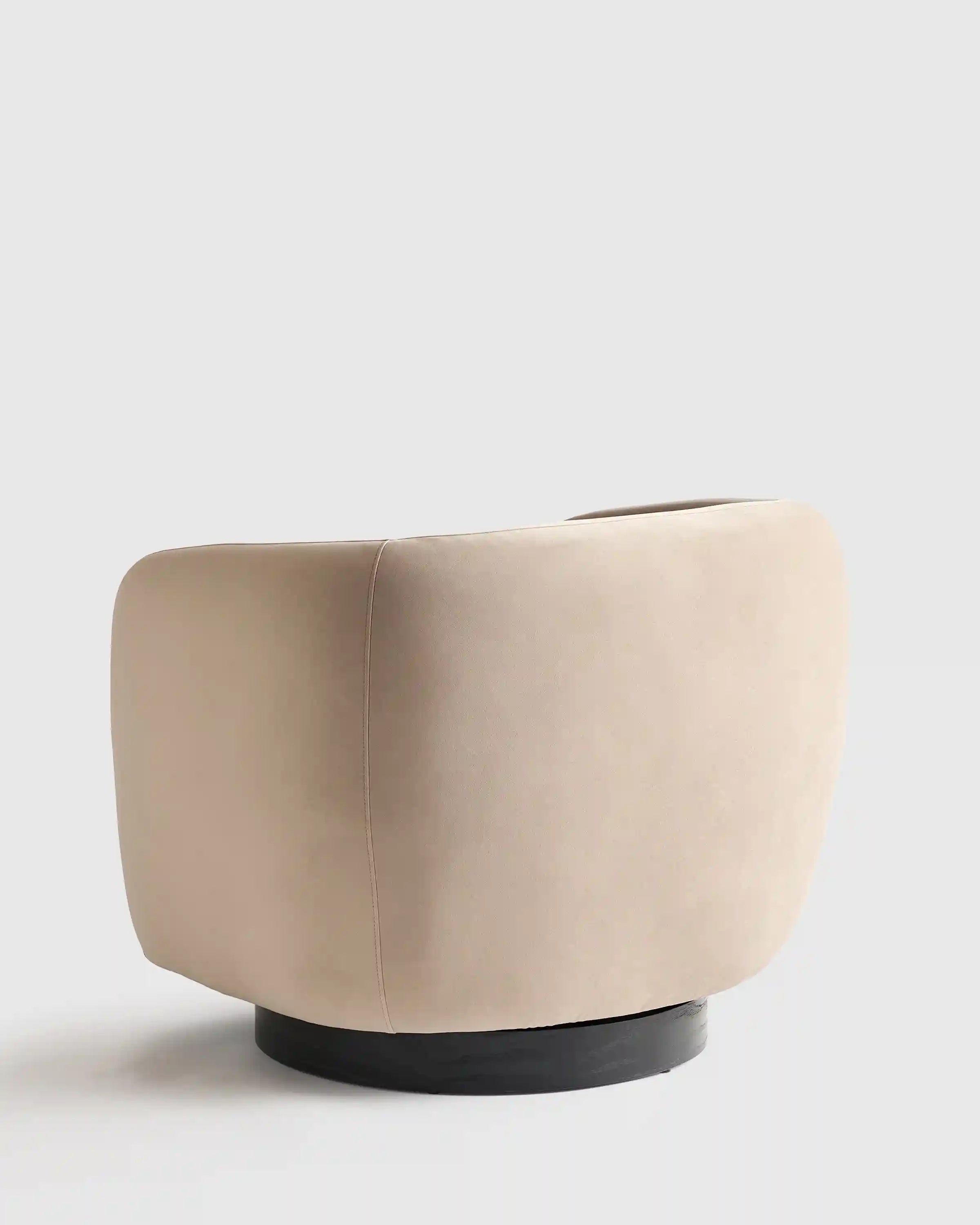 Performance Velvet Swivel Chair