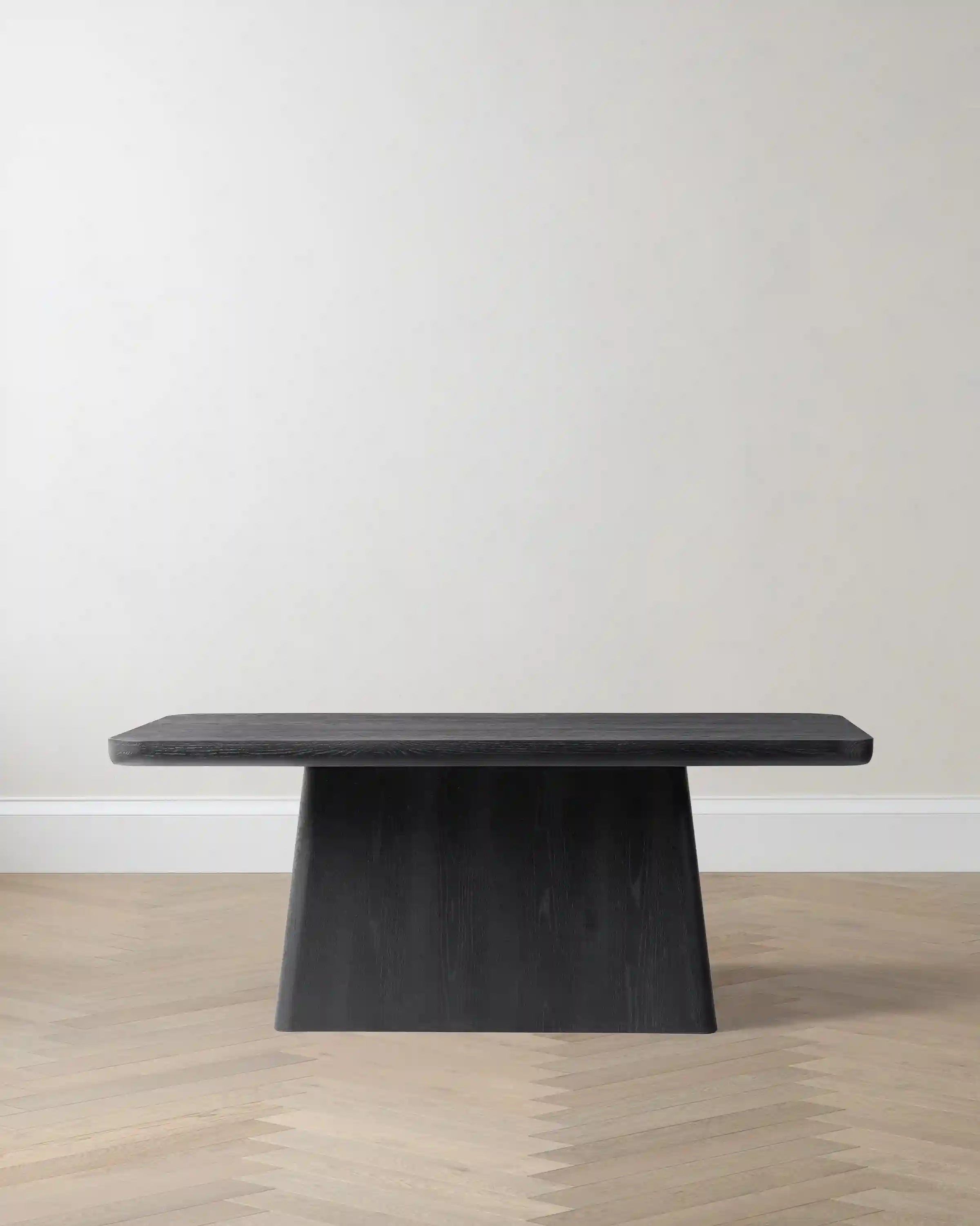 Rustic Oak Plinth Dining Table