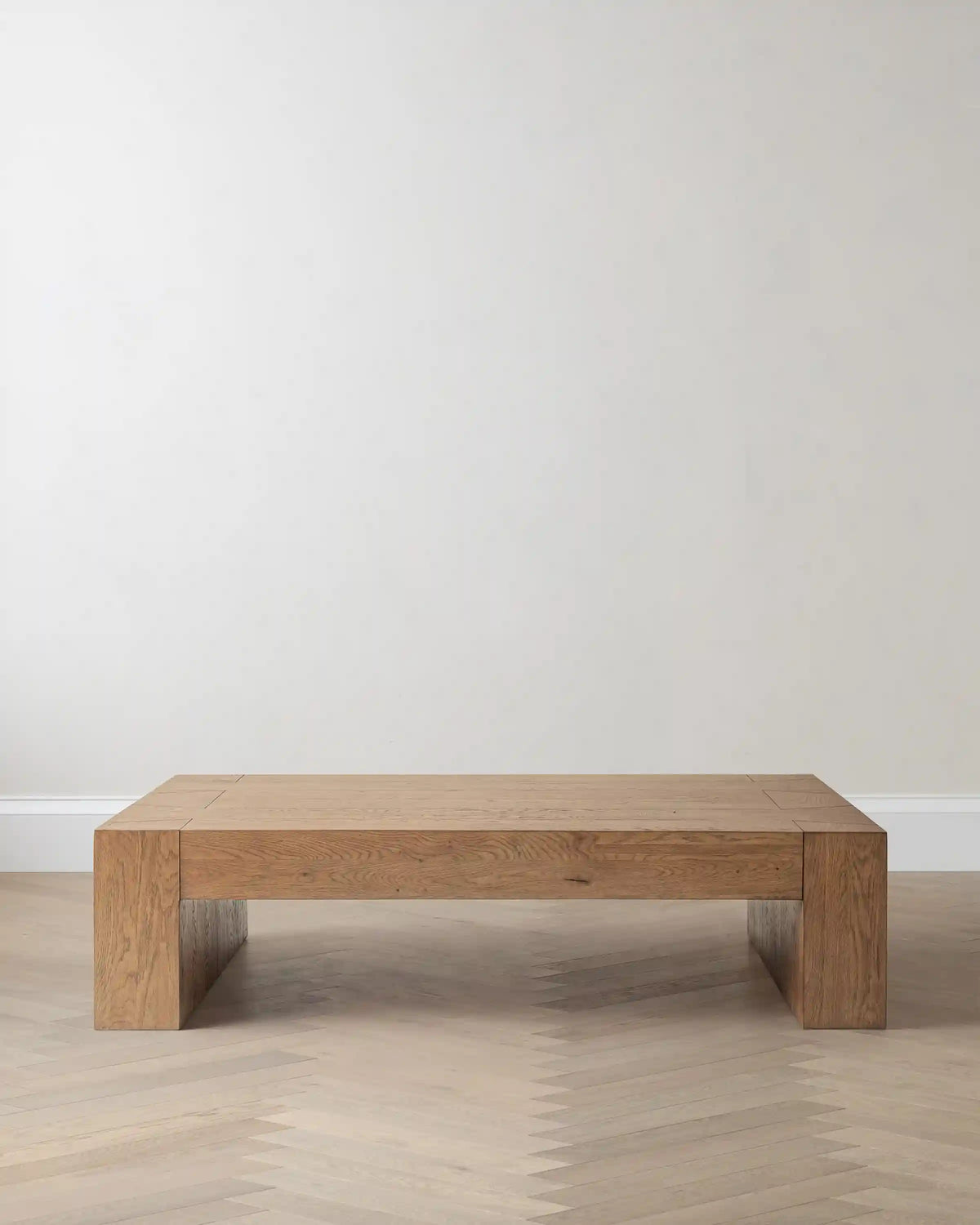 Reclaimed Oak Waterfall Coffee Table